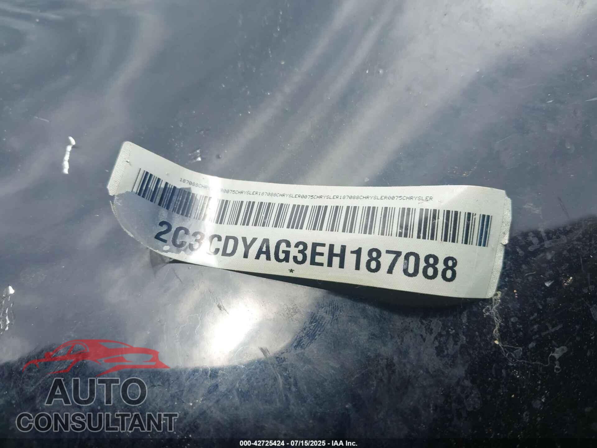 DODGE CHALLENGER 2014 - 2C3CDYAG3EH187088
