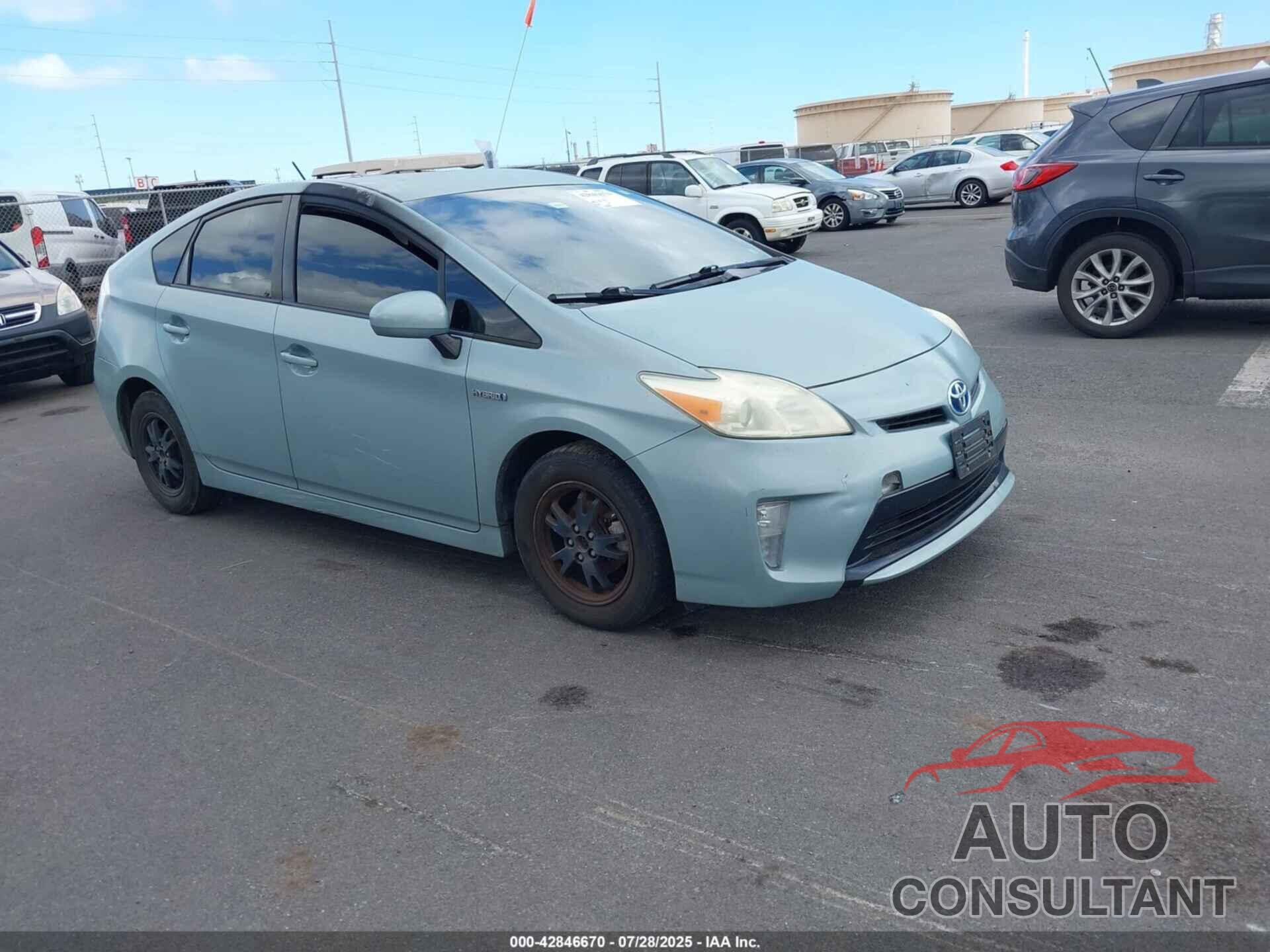TOYOTA PRIUS 2013 - JTDKN3DUXD1626406