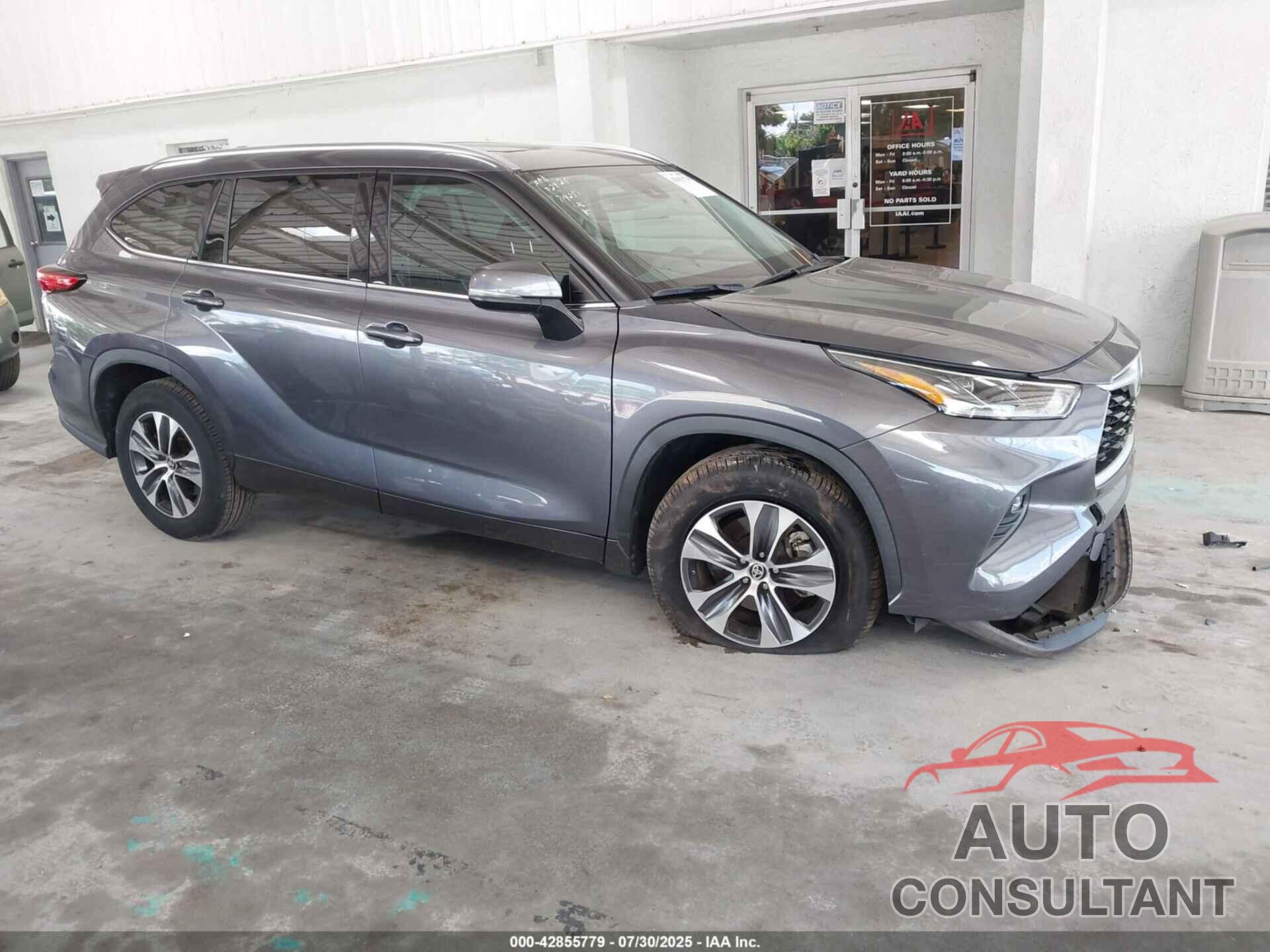 TOYOTA HIGHLANDER 2021 - 5TDGZRAH1MS519073