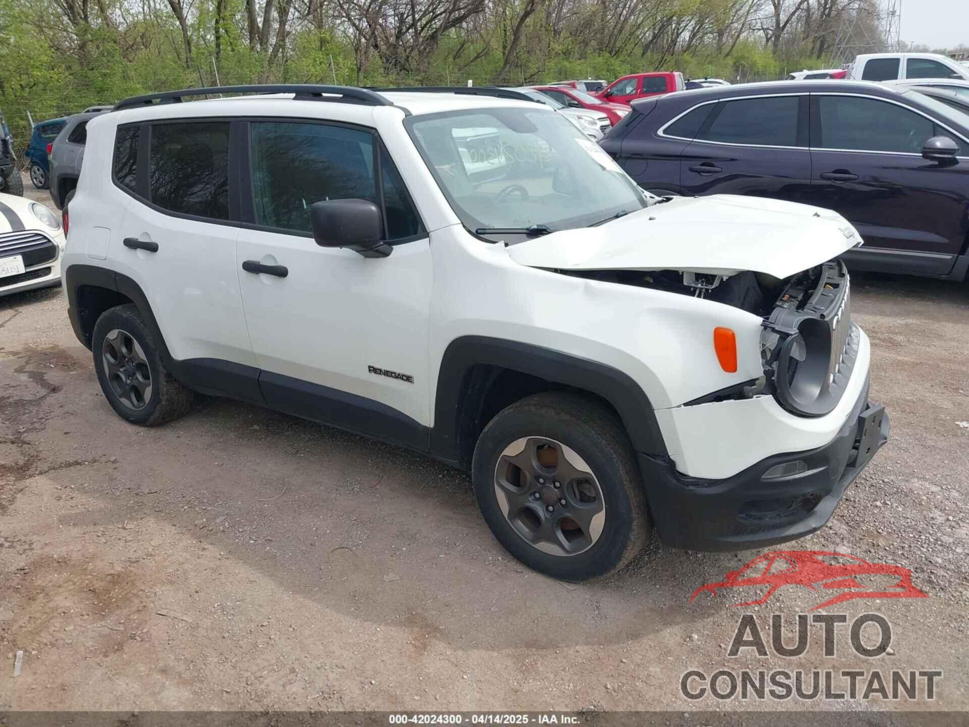JEEP RENEGADE 2017 - ZACCJBAB4HPG47710