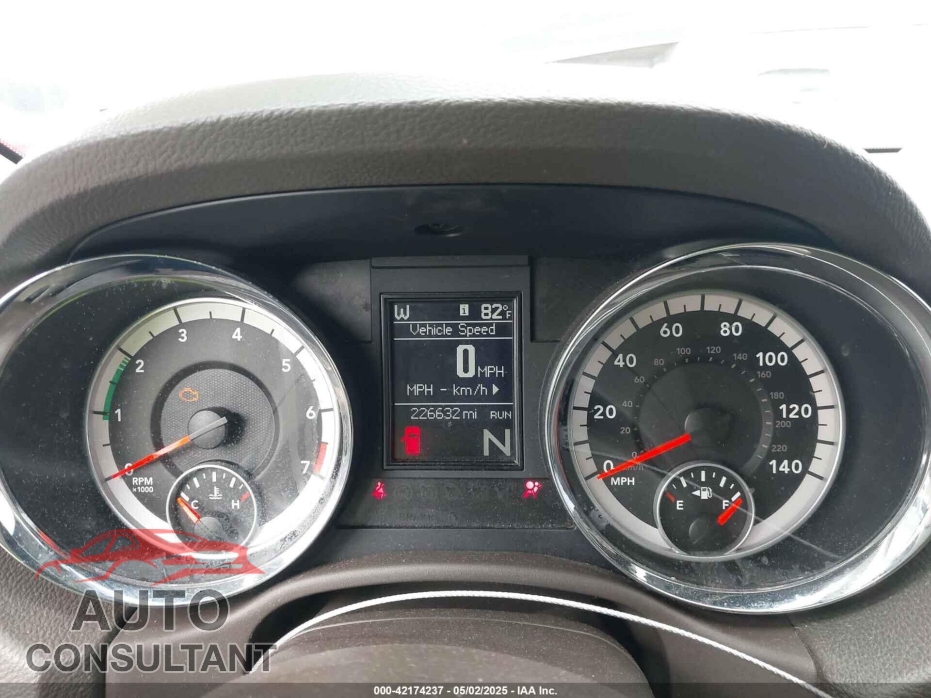 DODGE DURANGO 2011 - 1D4RD4GG1BC652765