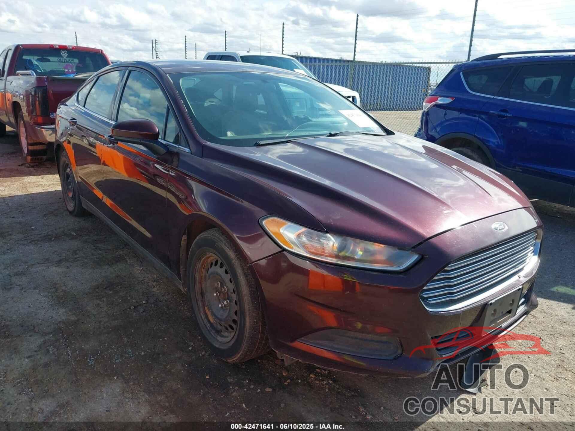 FORD FUSION 2013 - 3FA6P0G71DR386237