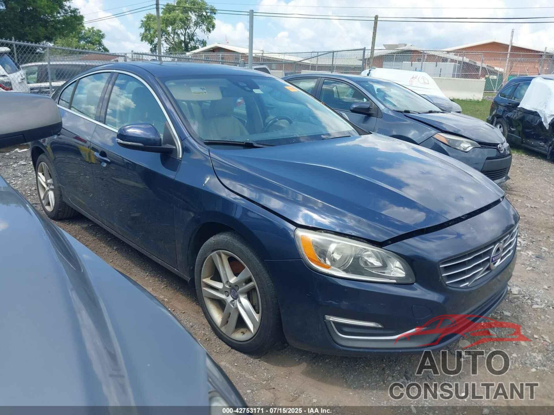 VOLVO S60 2014 - YV1612FS6E1292616