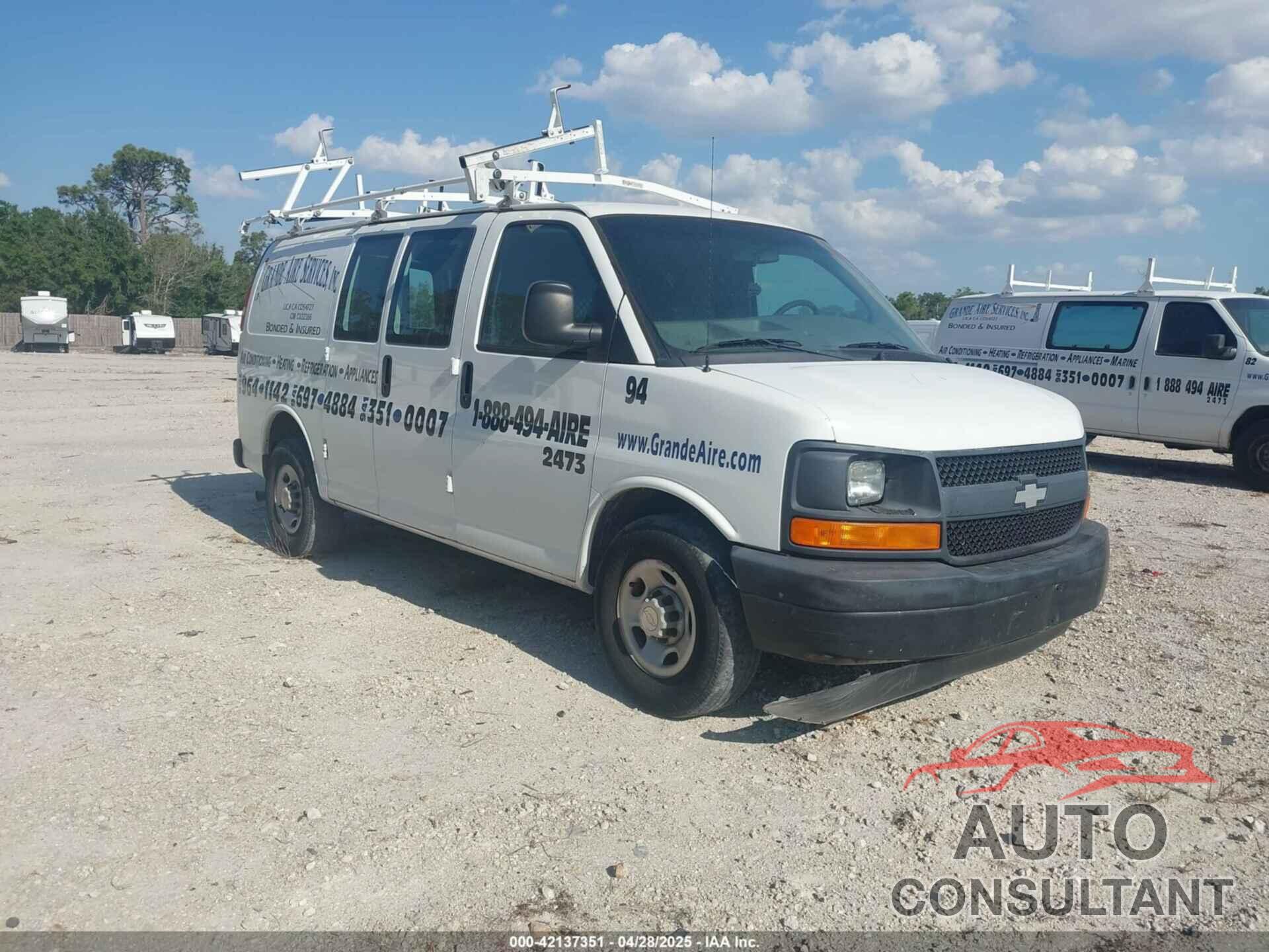 CHEVROLET EXPRESS 2500 2015 - 1GCWGFCF1F1278899