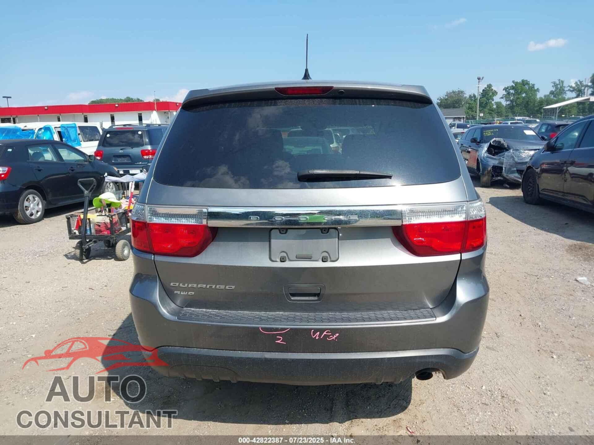 DODGE DURANGO 2012 - 1C4RDJAG1CC207237