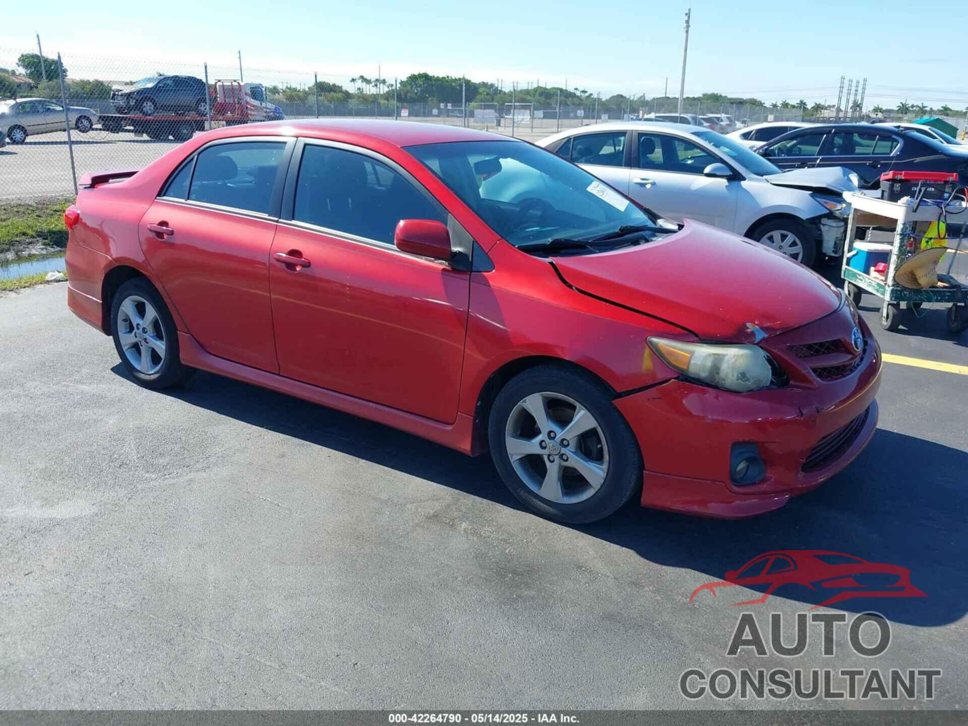 TOYOTA COROLLA 2011 - 2T1BU4EEXBC618606