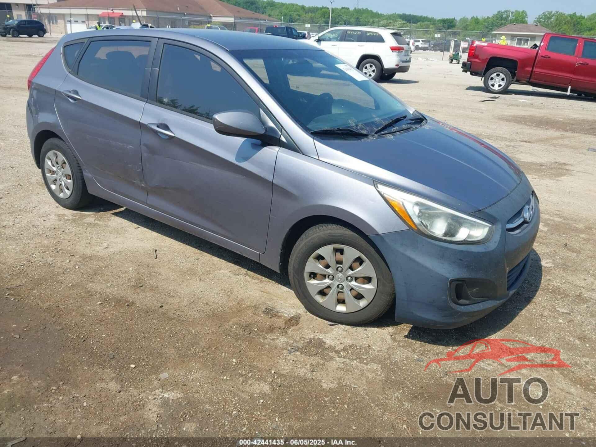 HYUNDAI ACCENT 2016 - KMHCT5AE1GU261082