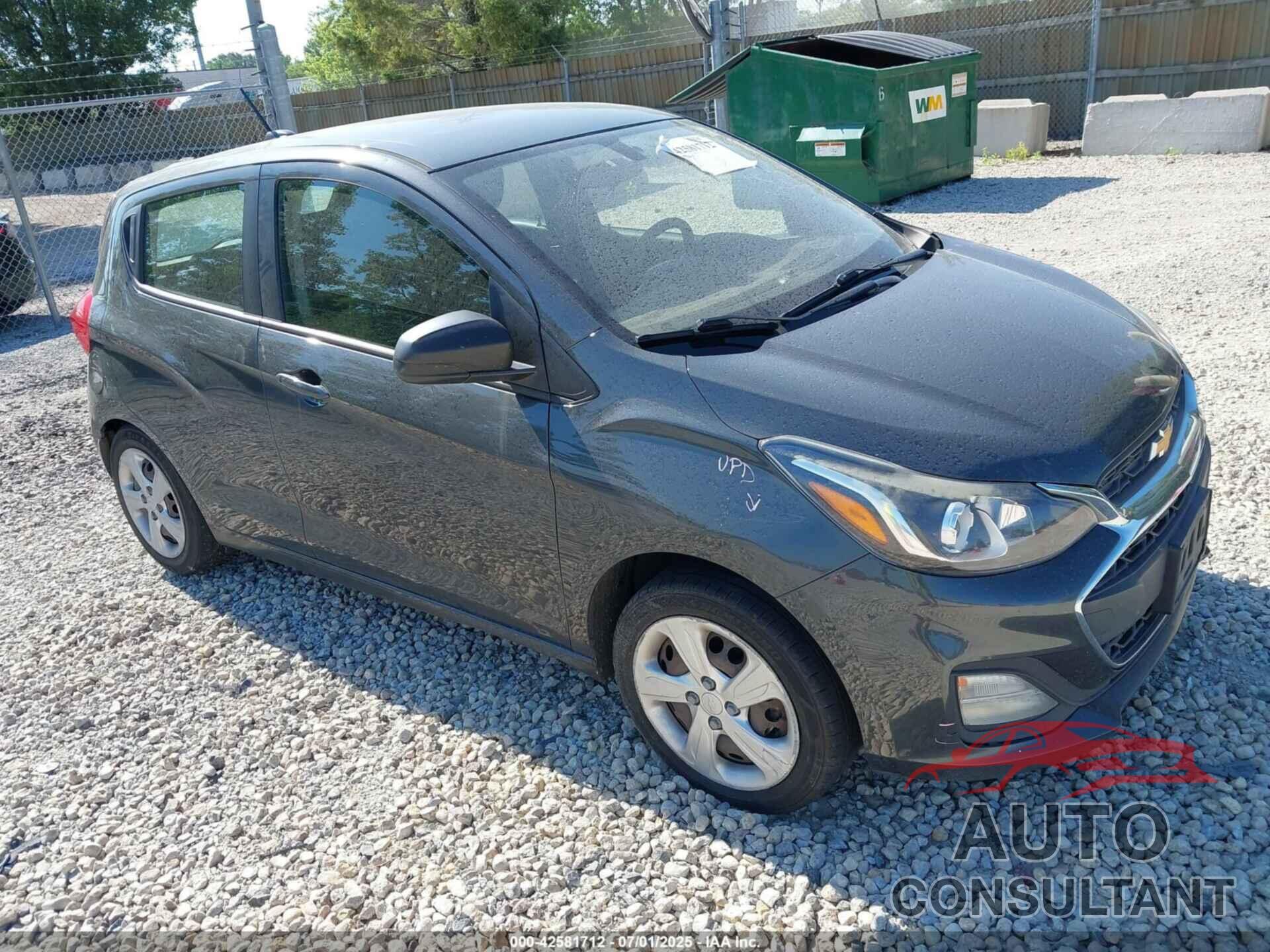 CHEVROLET SPARK 2020 - KL8CB6SA3LC451001