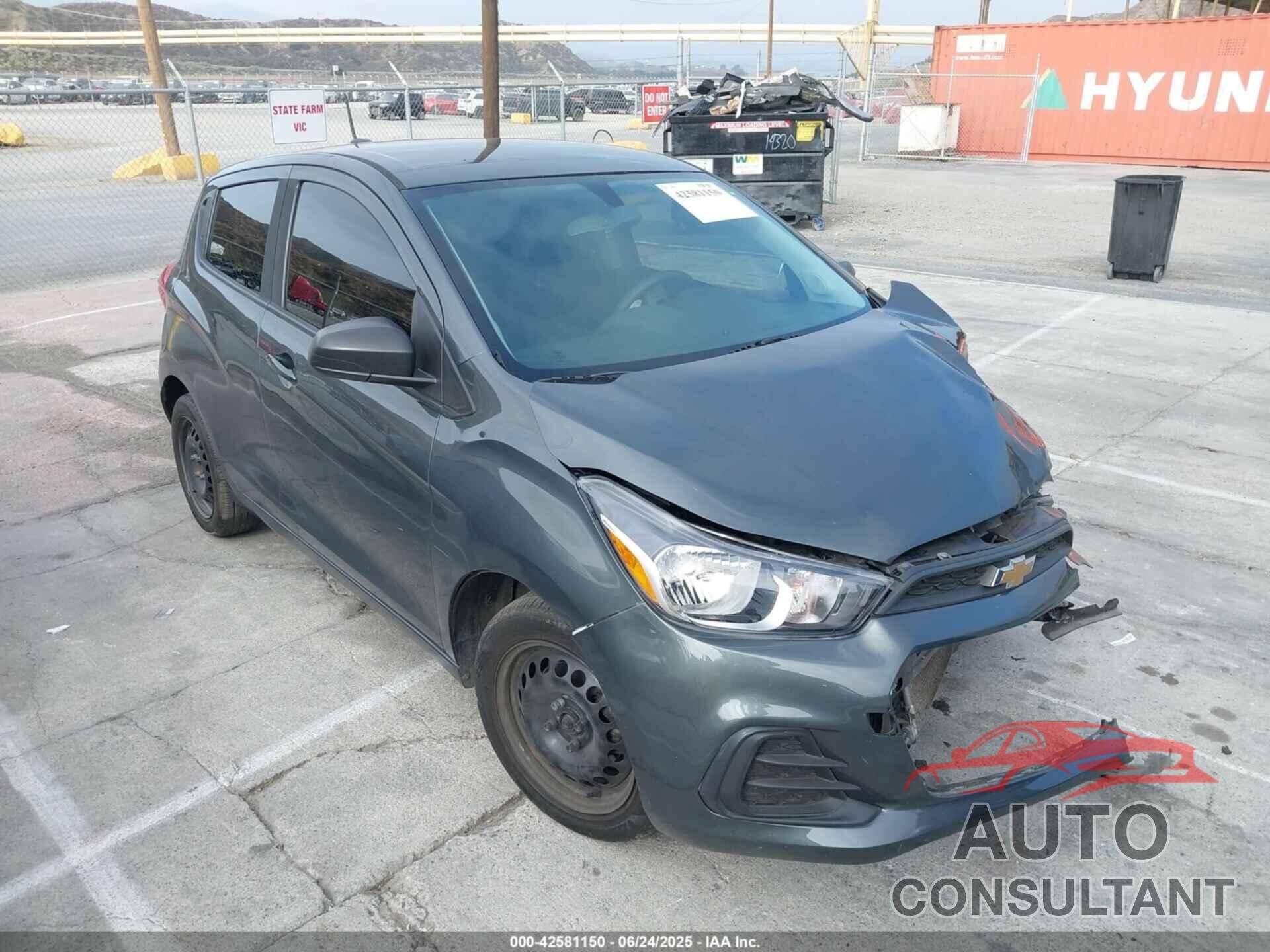 CHEVROLET SPARK 2017 - KL8CB6SA9HC820810
