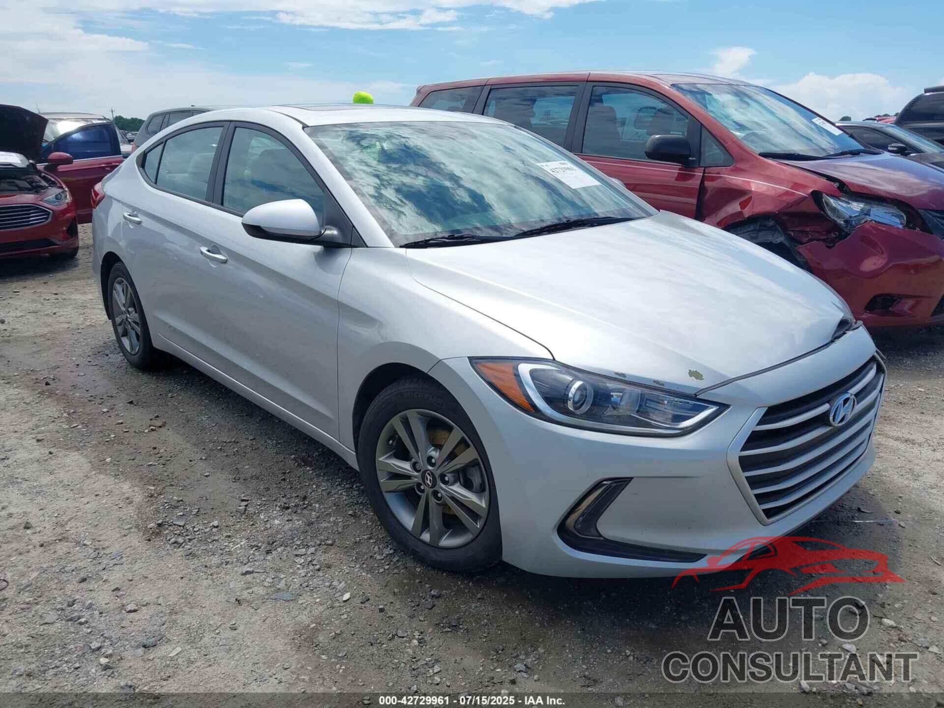 HYUNDAI ELANTRA 2018 - 5NPD84LF5JH277720