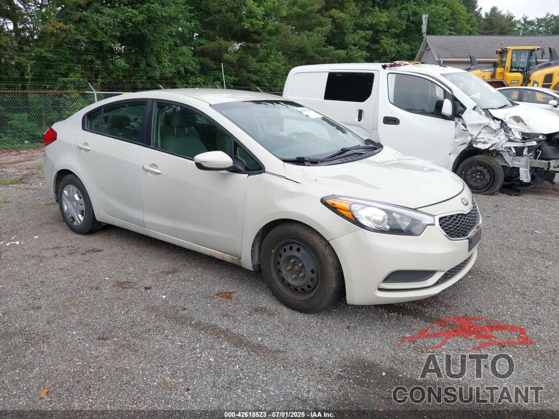 KIA FORTE 2015 - KNAFK4A6XF5314150