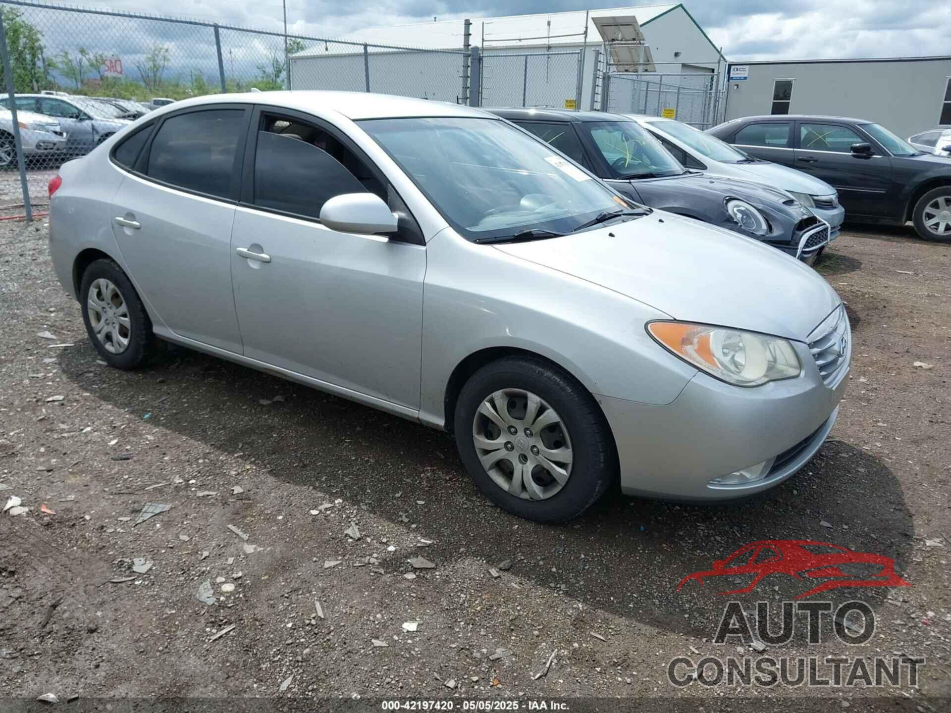 HYUNDAI ELANTRA 2010 - KMHDU4AD6AU876754