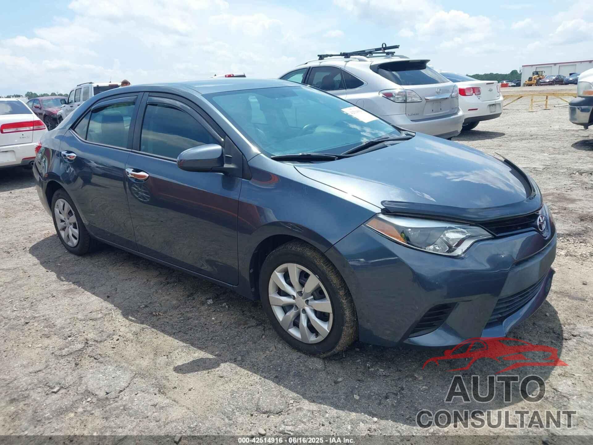 TOYOTA COROLLA 2016 - 2T1BURHE3GC728235