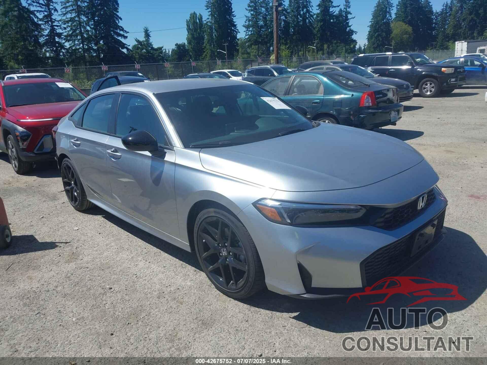 HONDA CIVIC 2025 - 2HGFE2F51SH599811