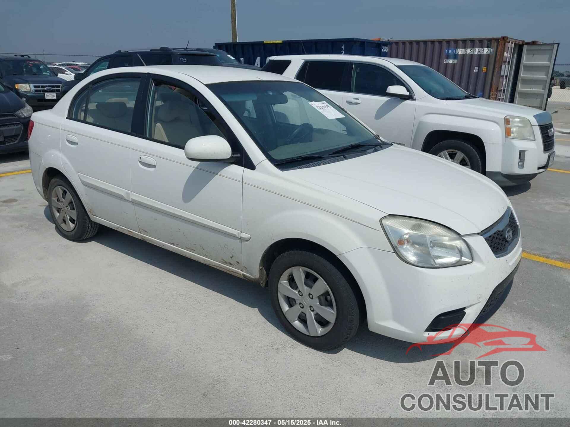 KIA RIO 2011 - KNADH4A36B6732205