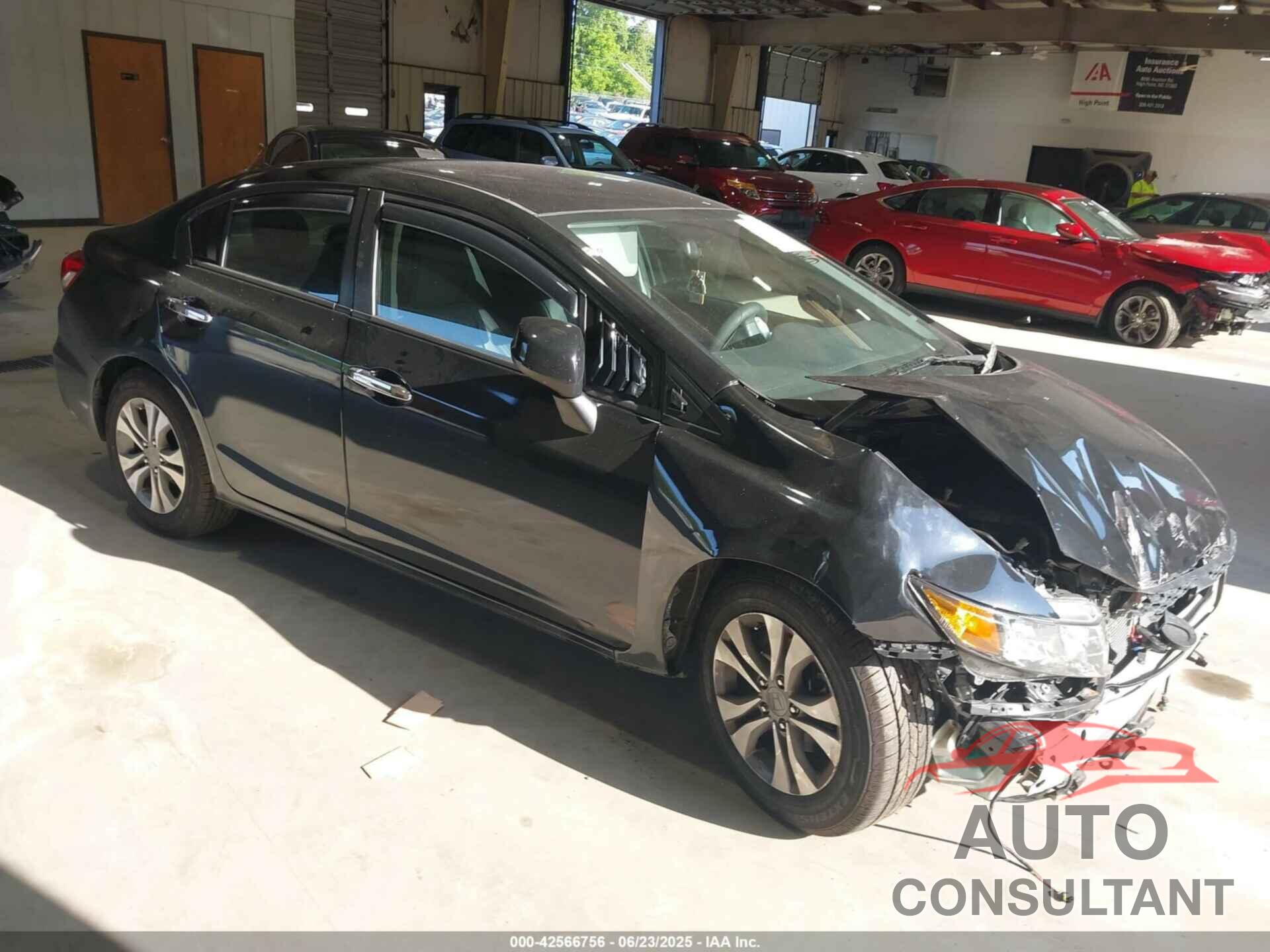 HONDA CIVIC 2013 - 2HGFB2F54DH516349