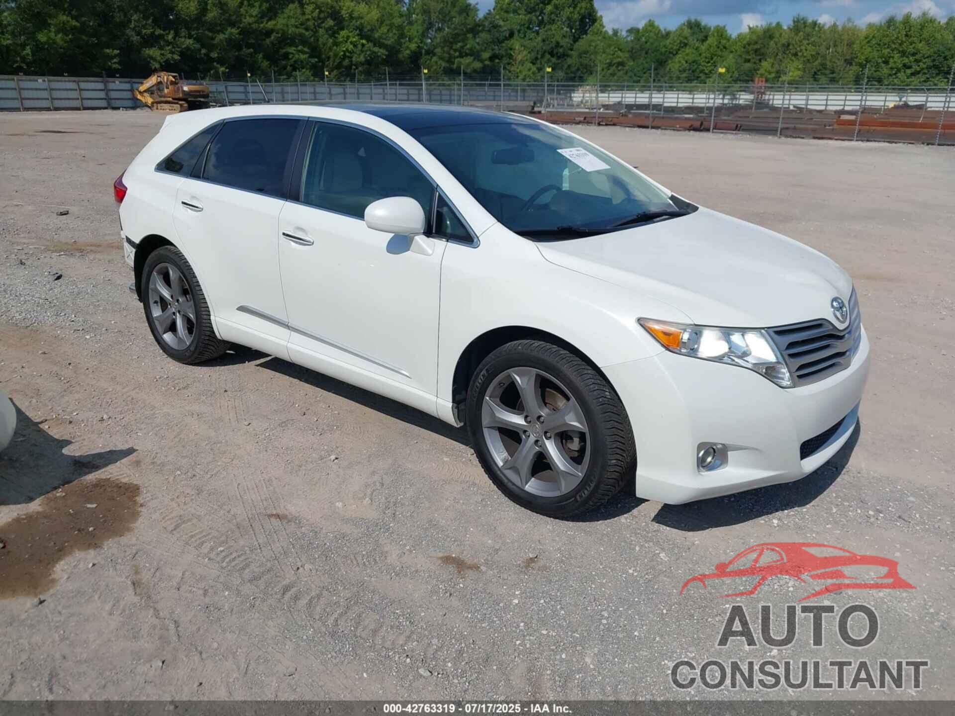 TOYOTA VENZA 2012 - 4T3ZK3BB5CU051687