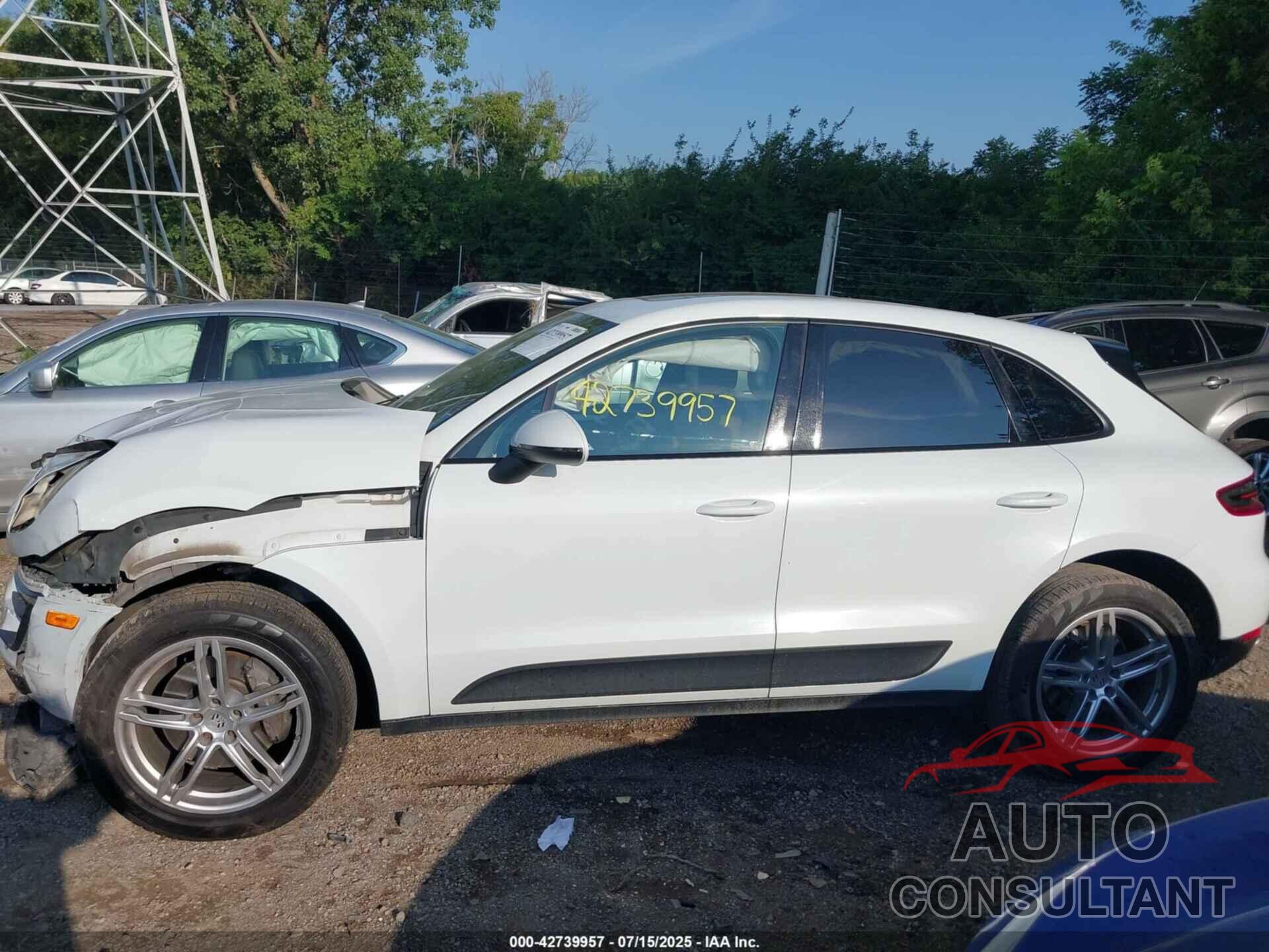 PORSCHE MACAN 2017 - WP1AA2A52HLB83109