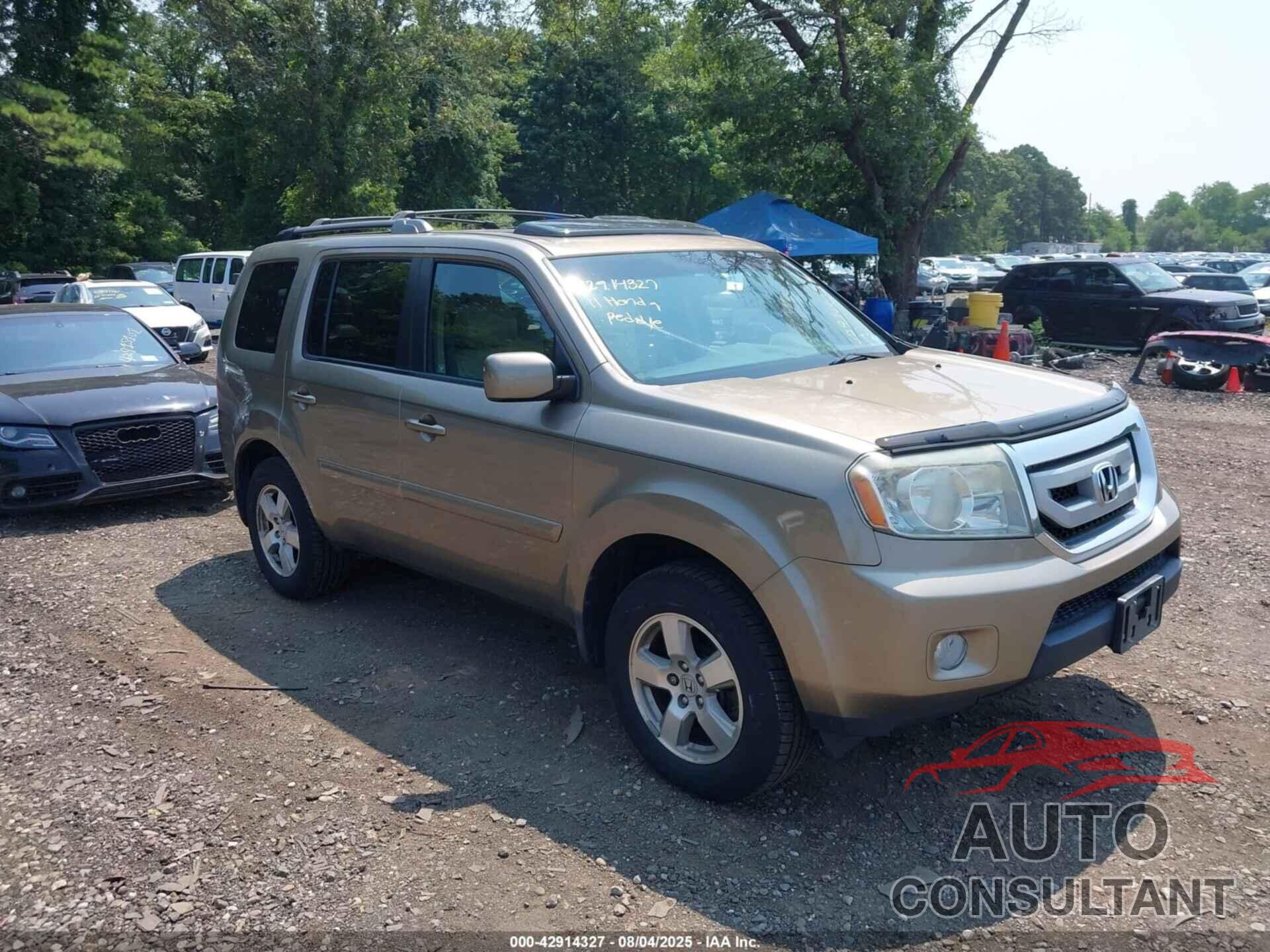 HONDA PILOT 2011 - 5FNYF4H60BB062360