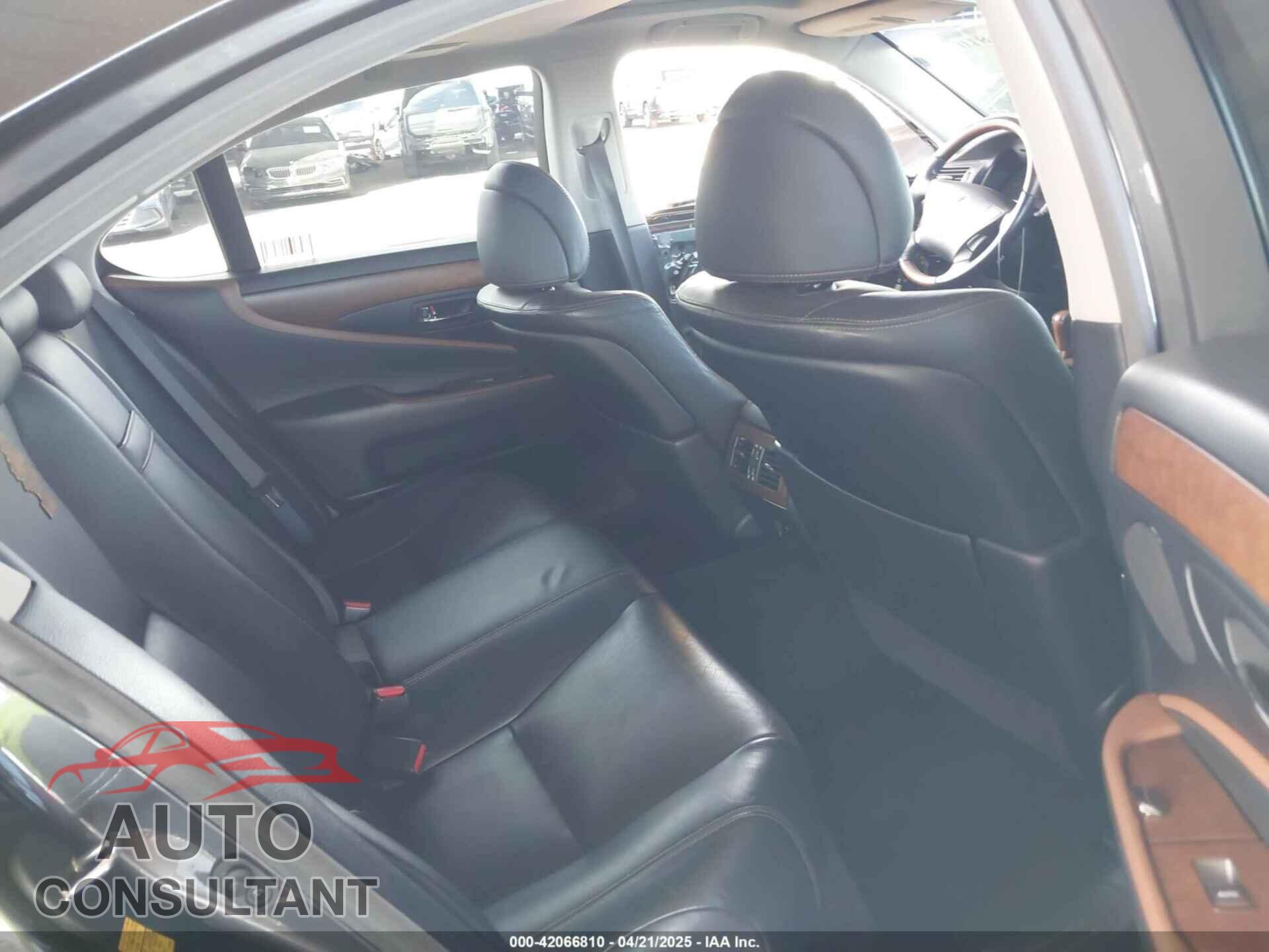 LEXUS LS 460 2011 - JTHBL5EF0B5108018