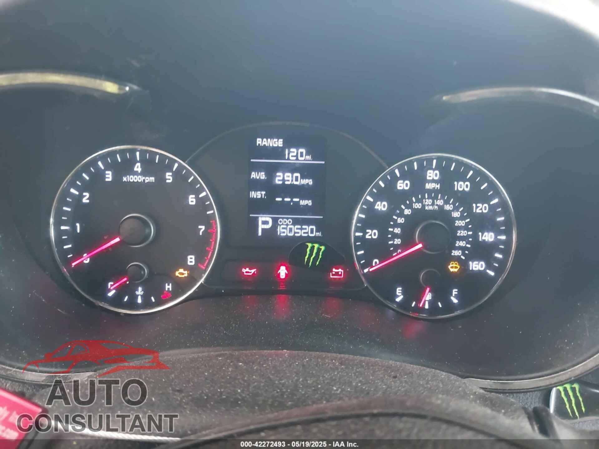 KIA FORTE 2015 - KNAFK4A68F5295100