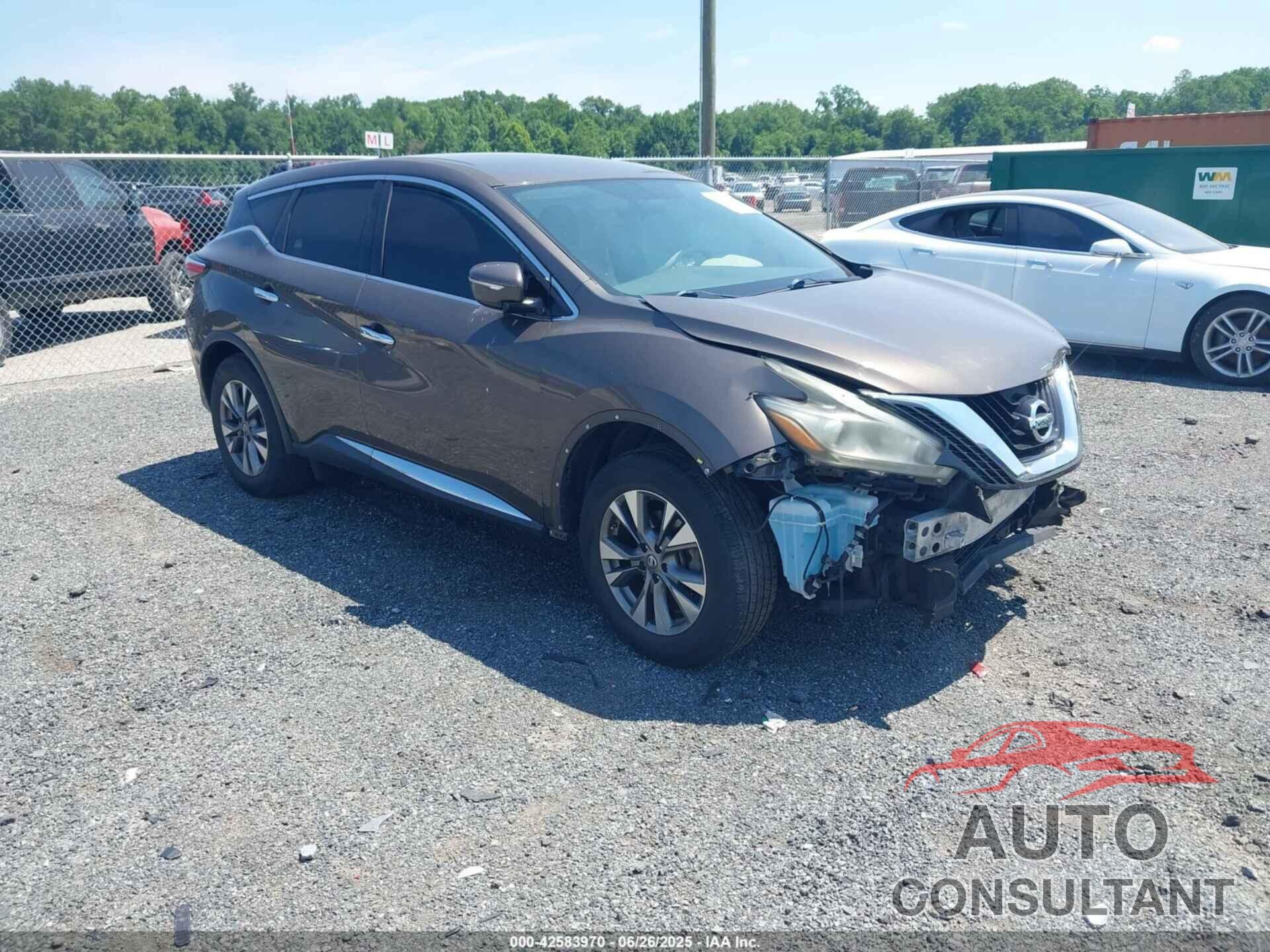 NISSAN MURANO 2015 - 5N1AZ2MHXFN260824