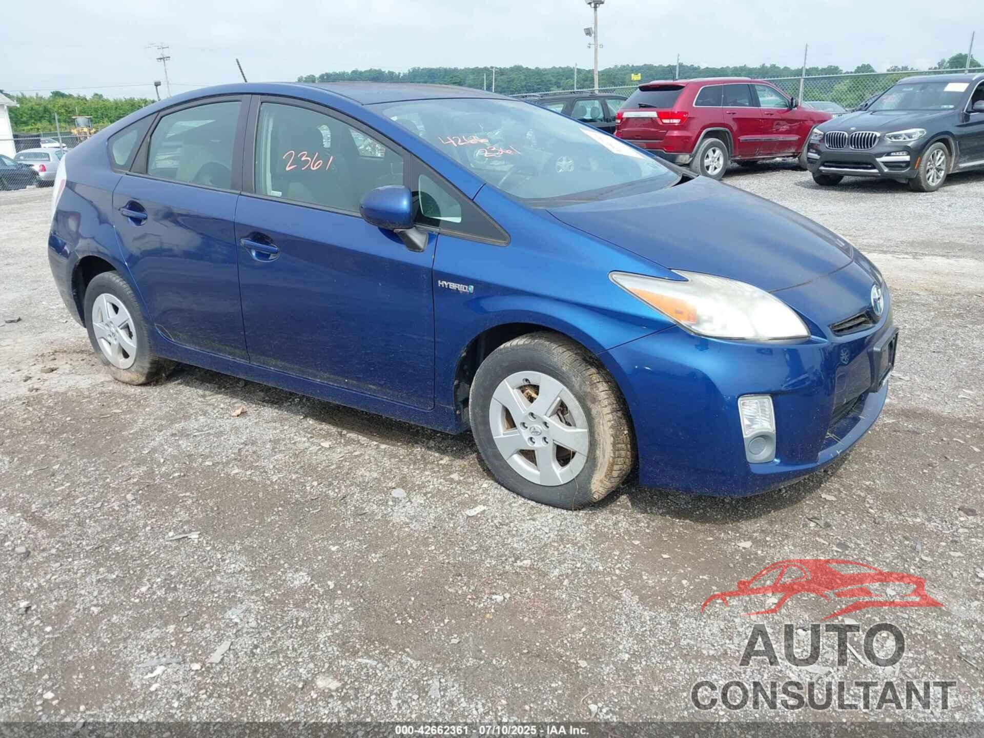 TOYOTA PRIUS 2010 - JTDKN3DU8A0047674