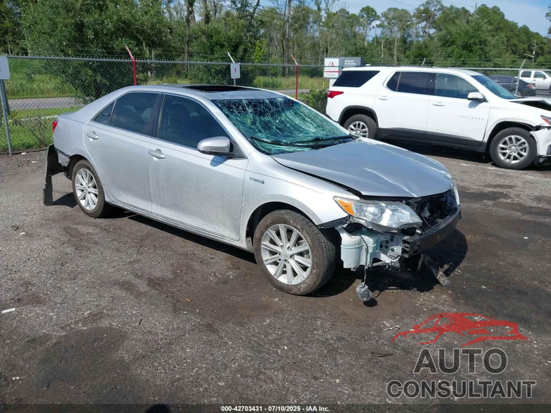 TOYOTA CAMRY HYBRID 2012 - 4T1BD1FK4CU033636