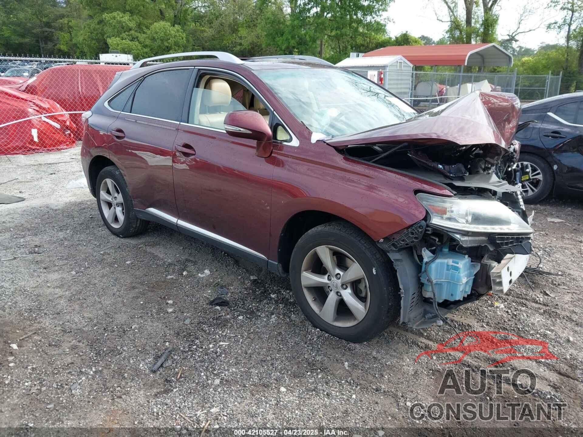 LEXUS RX 350 2013 - JTJBK1BA3D2022516