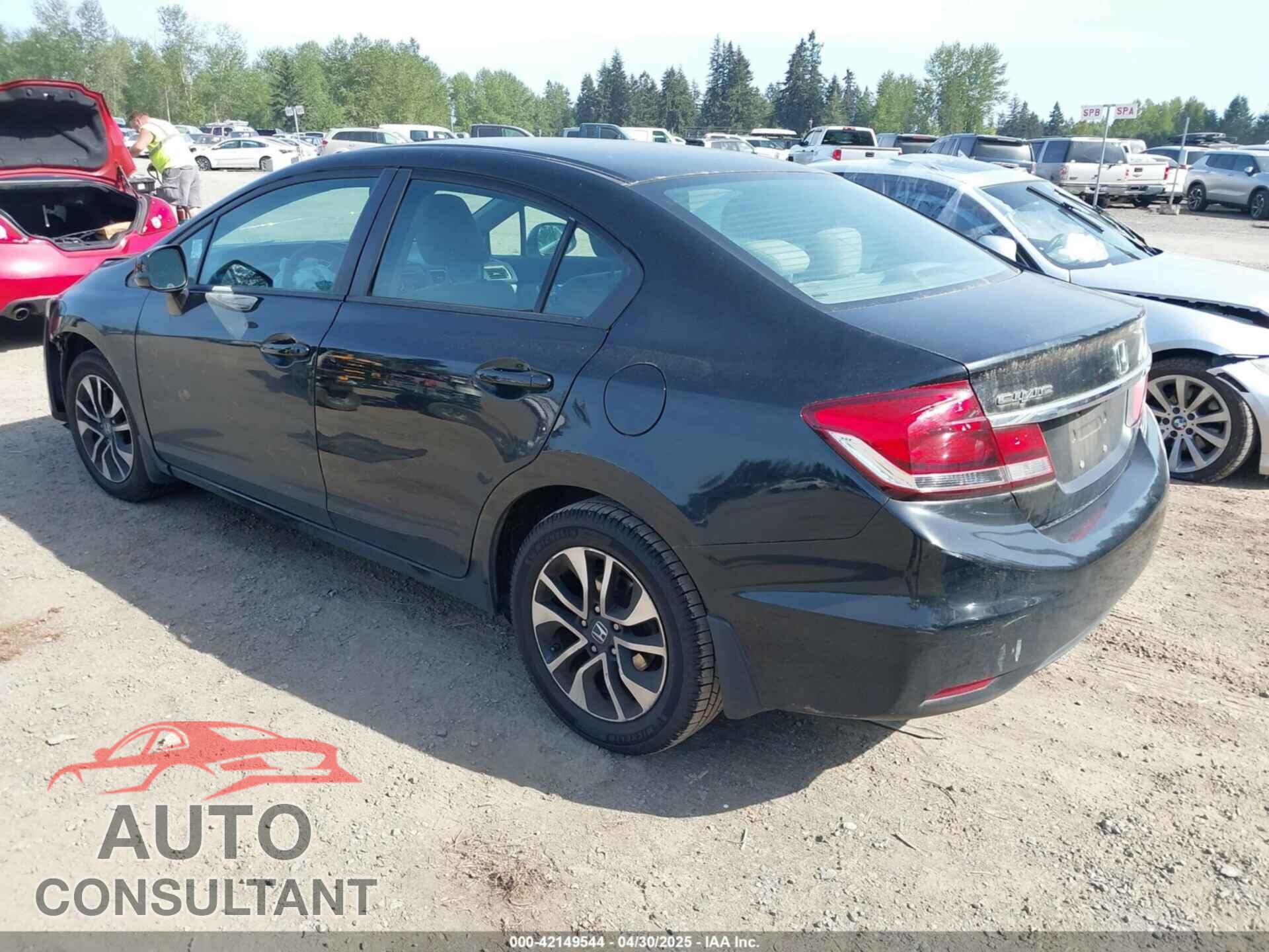 HONDA CIVIC 2013 - 19XFB2F80DE264331