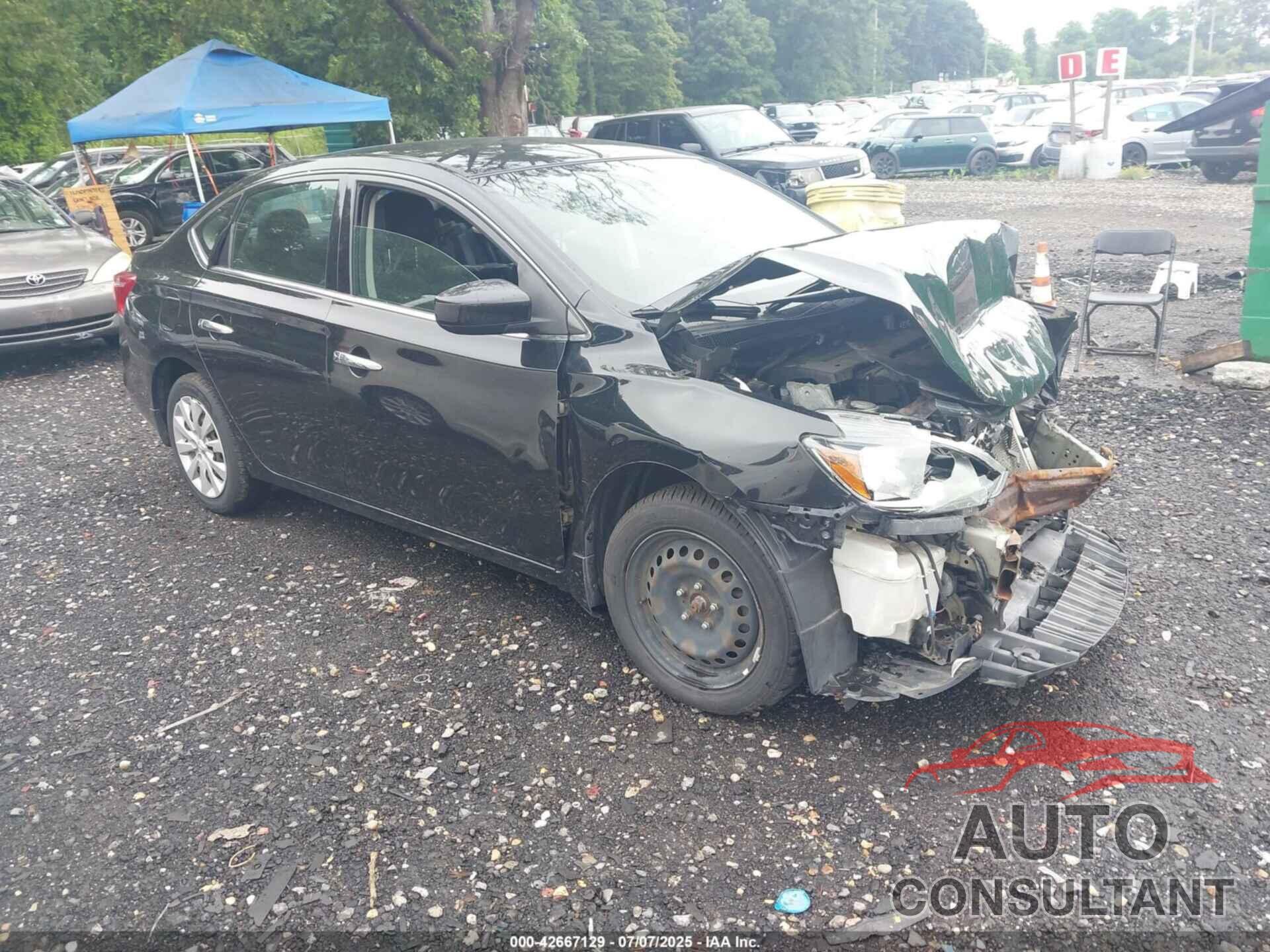 NISSAN SENTRA 2017 - 3N1AB7APXHY250773