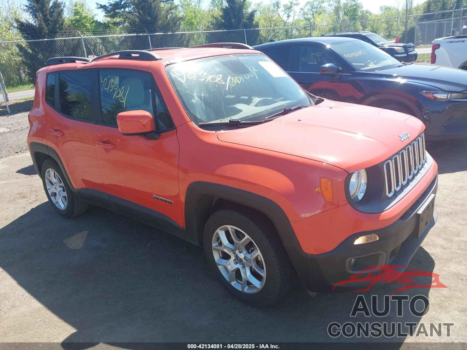 JEEP RENEGADE 2016 - ZACCJABTXGPC53077