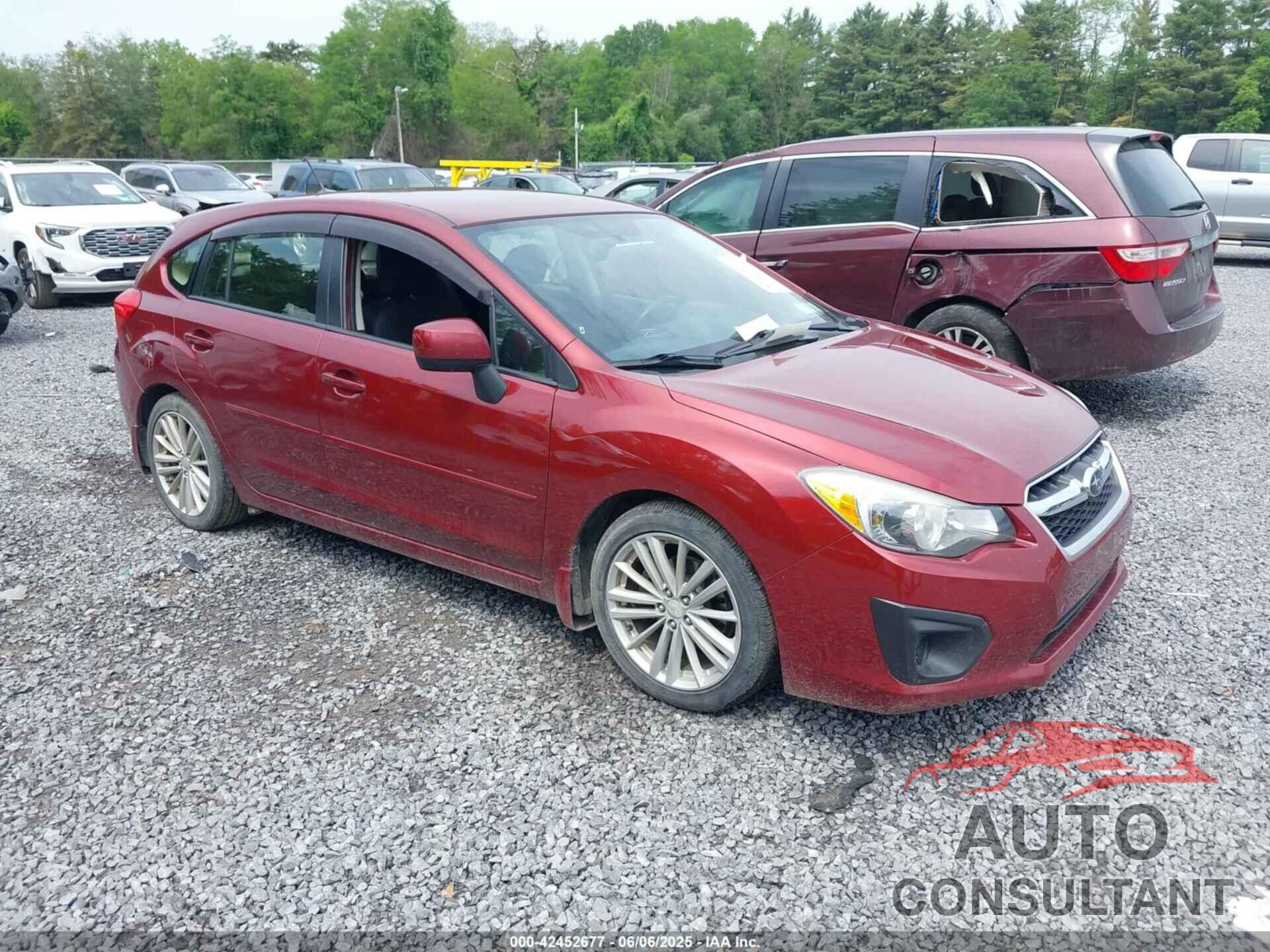 SUBARU IMPREZA 2012 - JF1GPAE67CH242969