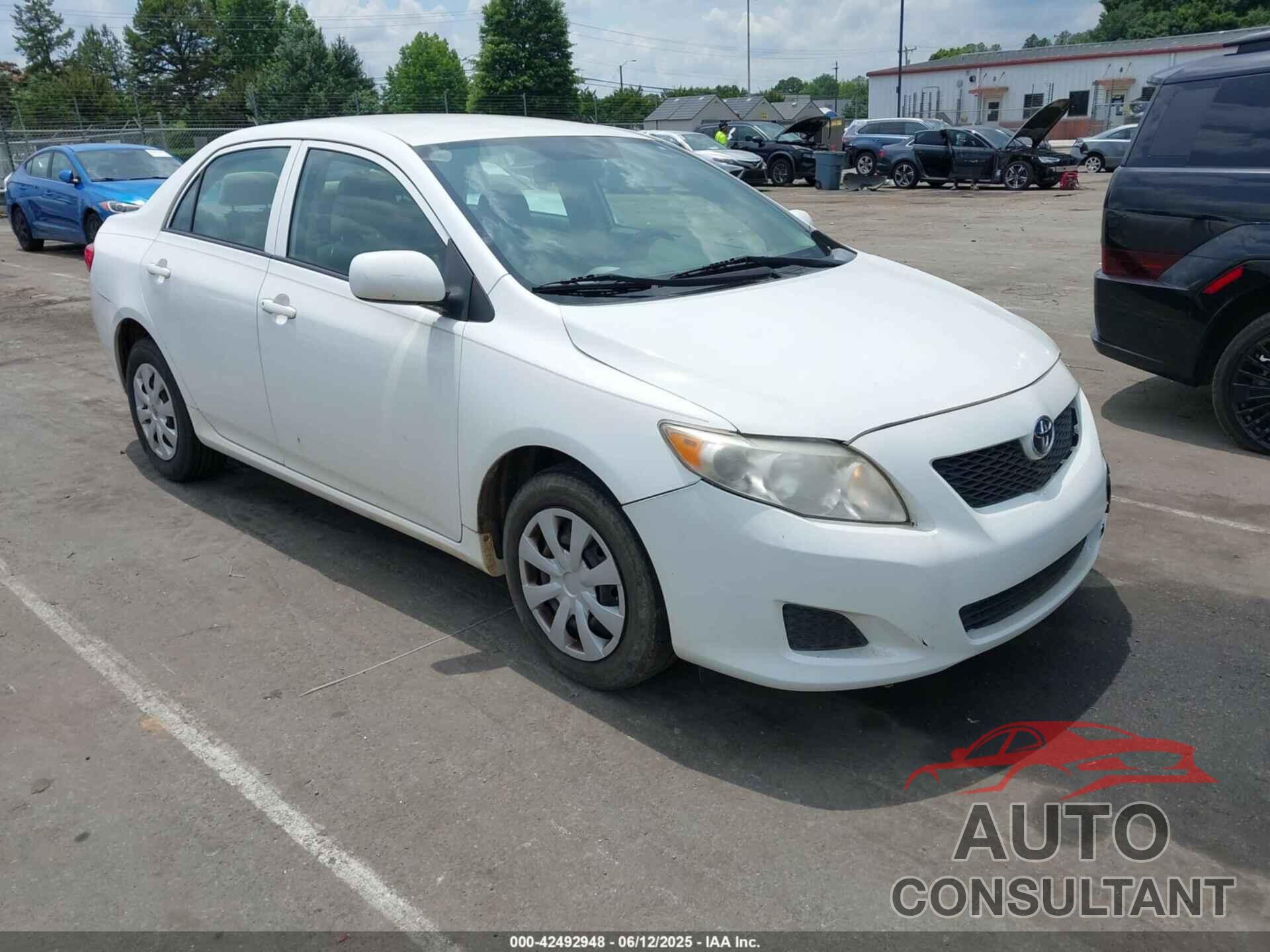 TOYOTA COROLLA 2009 - 2T1BU40E59C104664