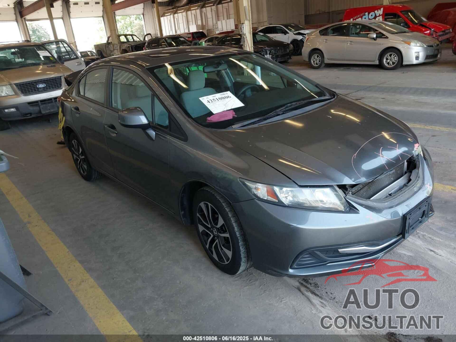 HONDA CIVIC 2013 - 19XFB2F85DE251980