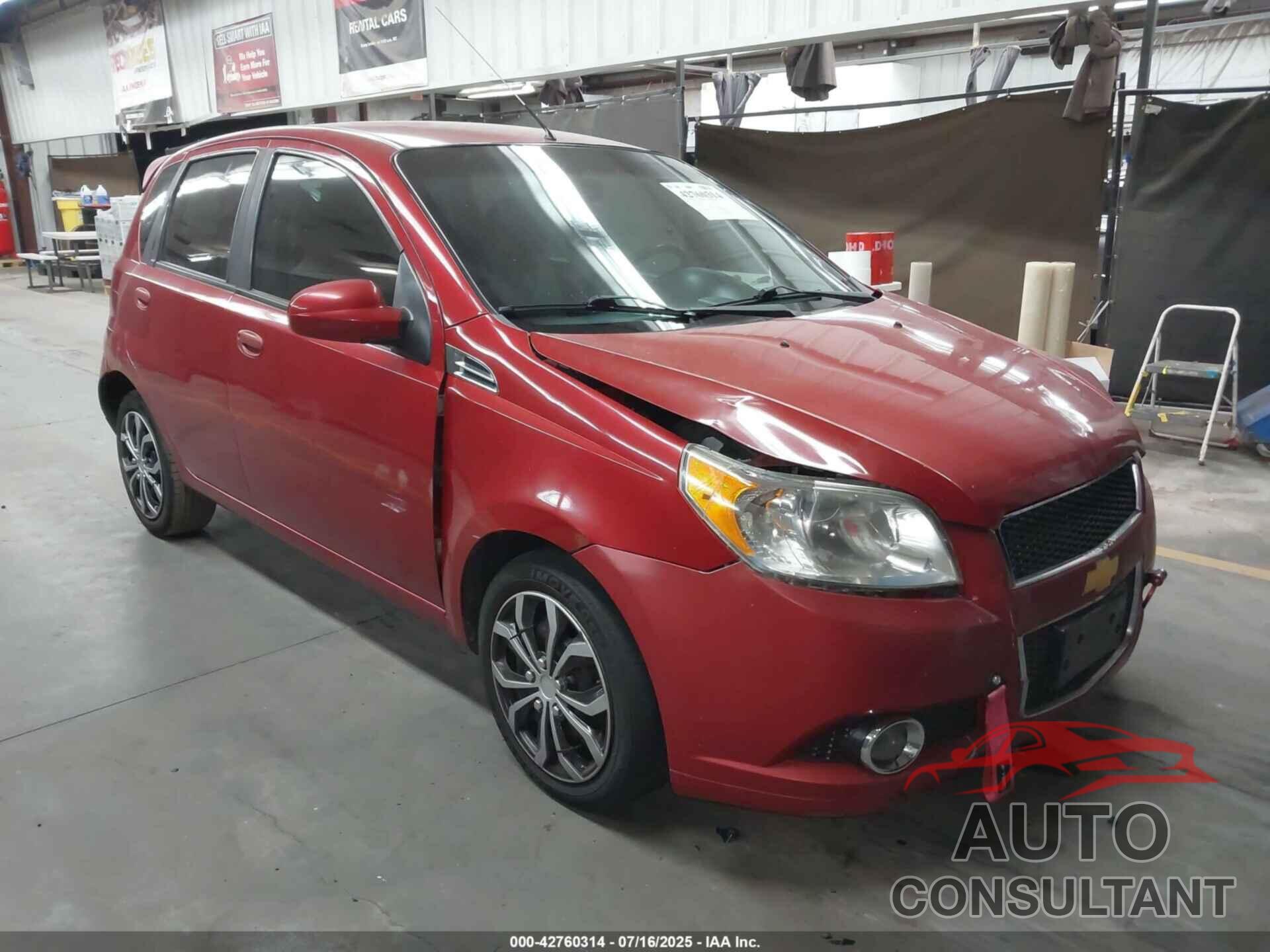 CHEVROLET AVEO 2011 - KL1TG6DE4BB127642