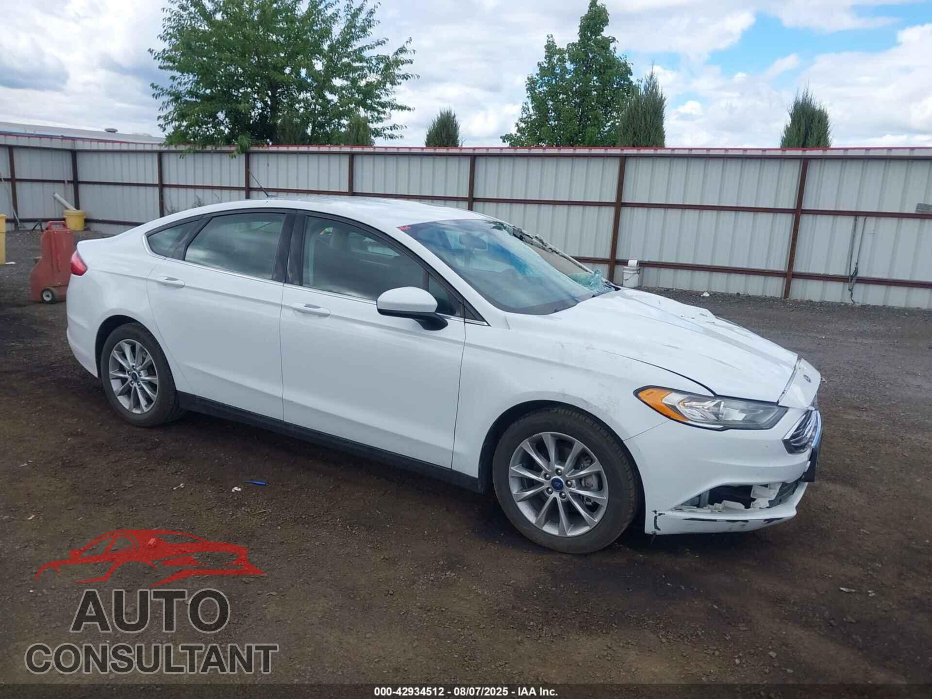 FORD FUSION 2017 - 3FA6P0H71HR408077