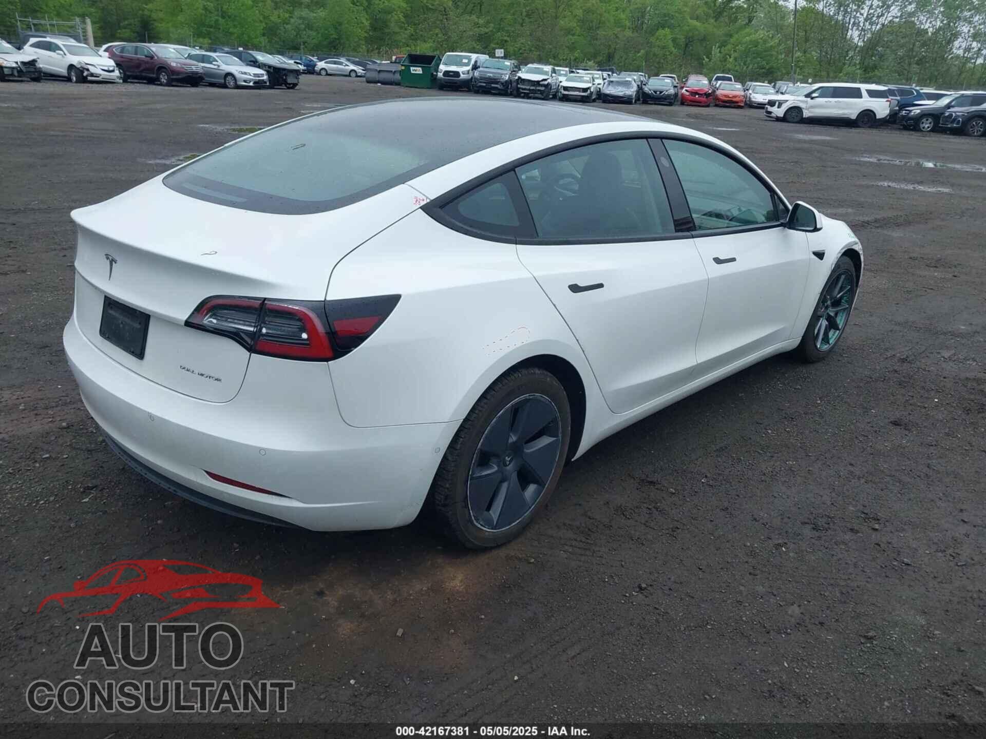 TESLA MODEL 3 2022 - 5YJ3E1EB7NF257440