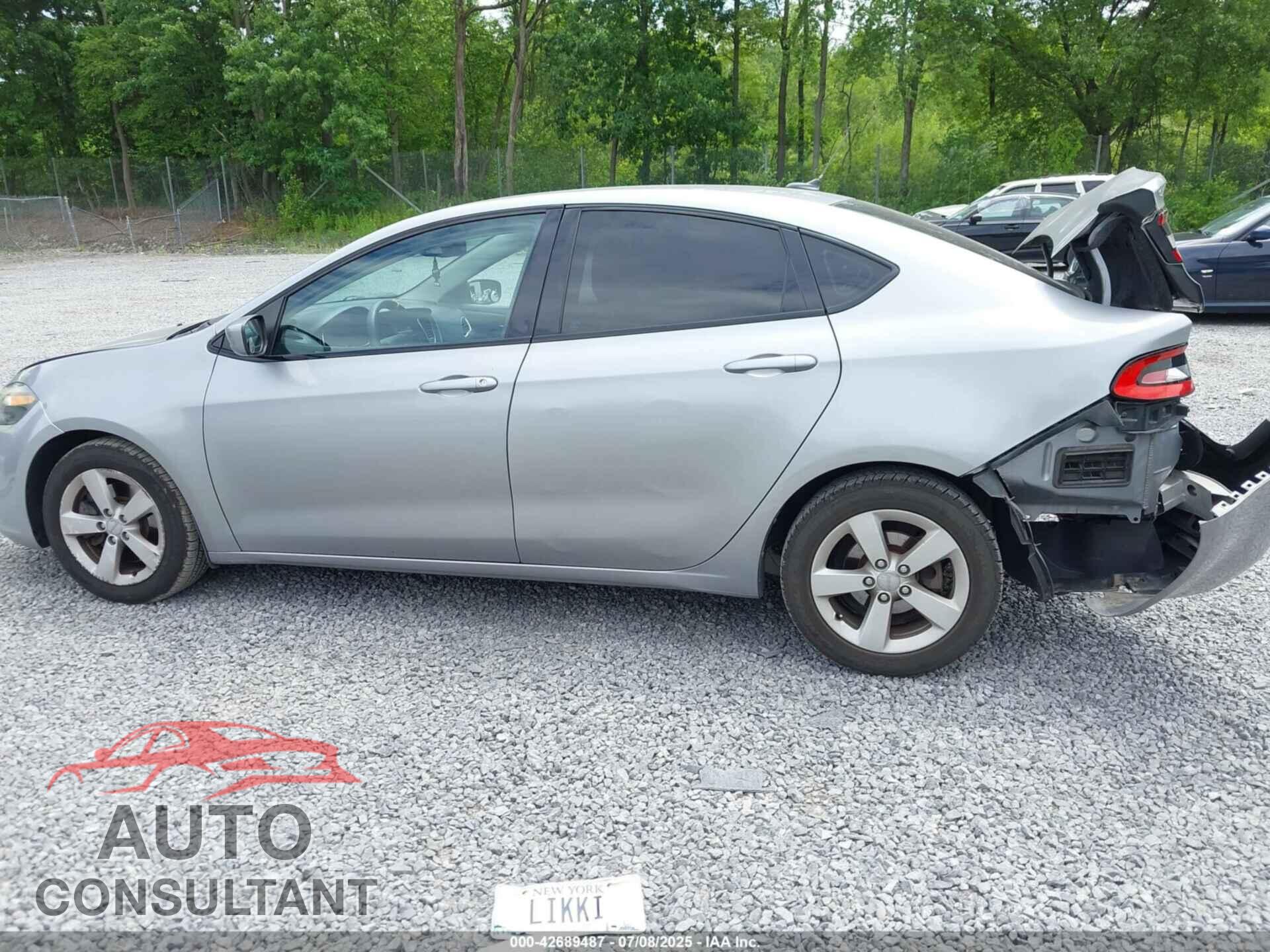DODGE DART 2015 - 1C3CDFBB4FD193391