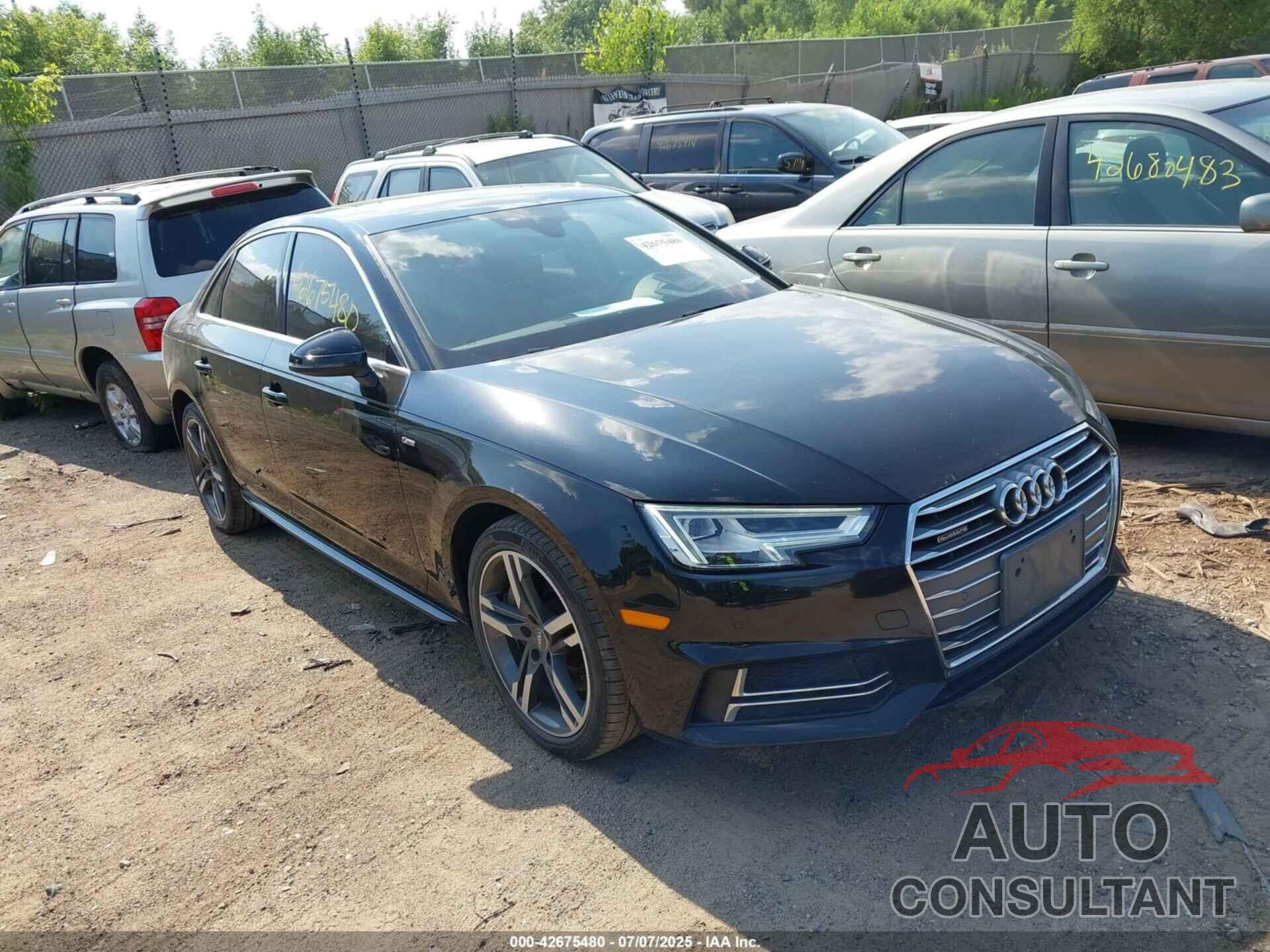 AUDI A4 2017 - WAUENAF44HN007245