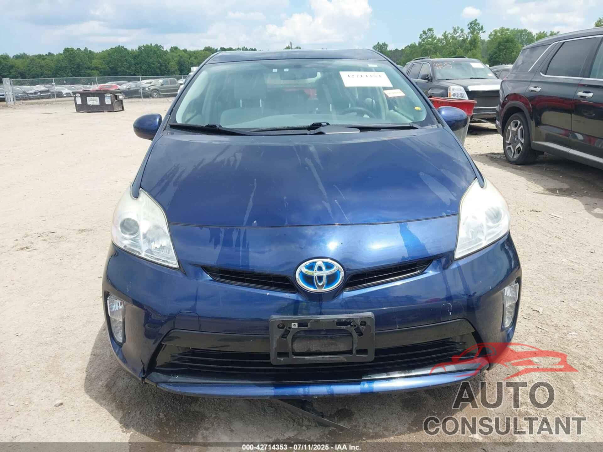 TOYOTA PRIUS 2013 - JTDKN3DU5D1676887