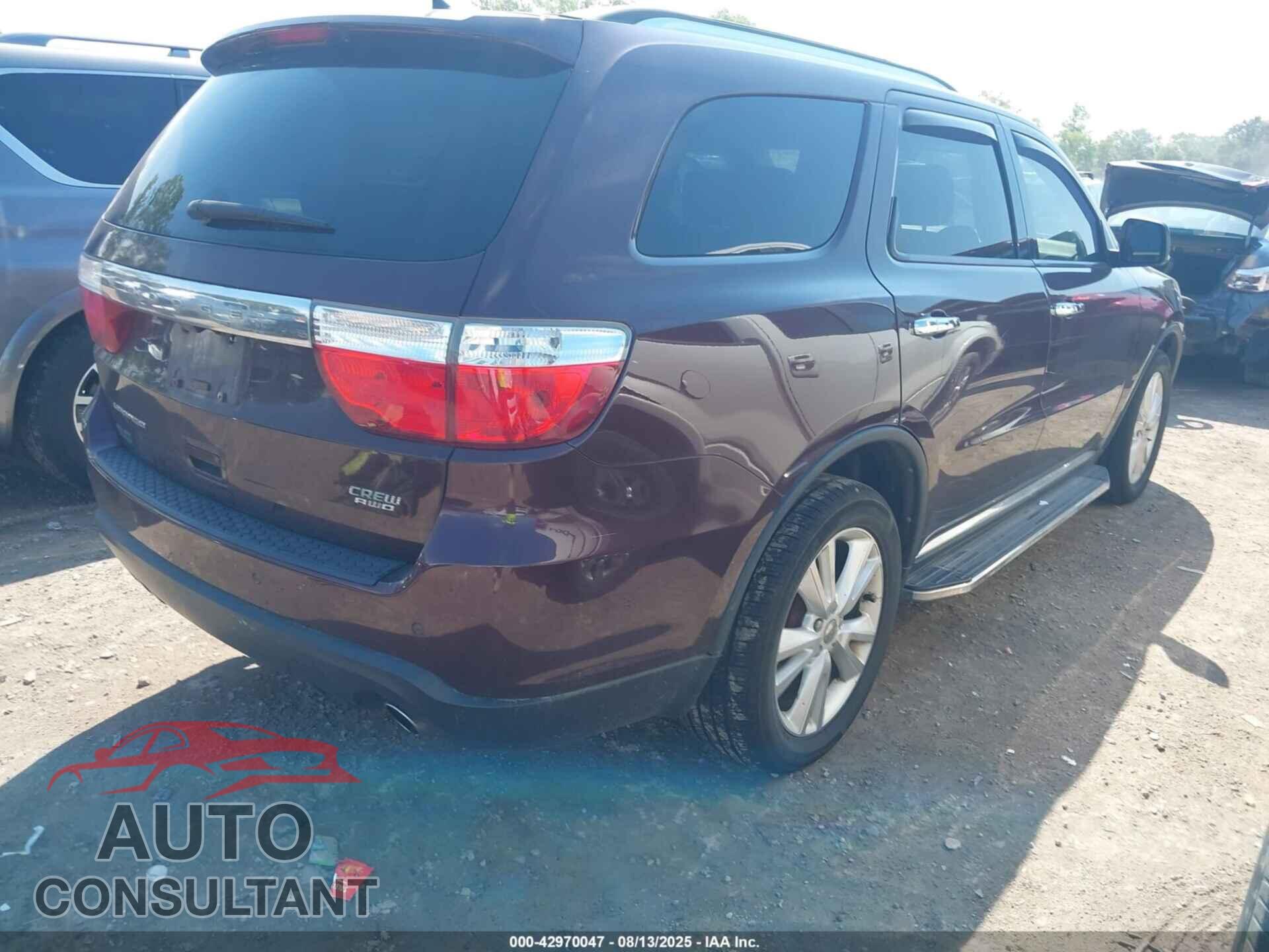 DODGE DURANGO 2012 - 1C4RDJDG8CC337141