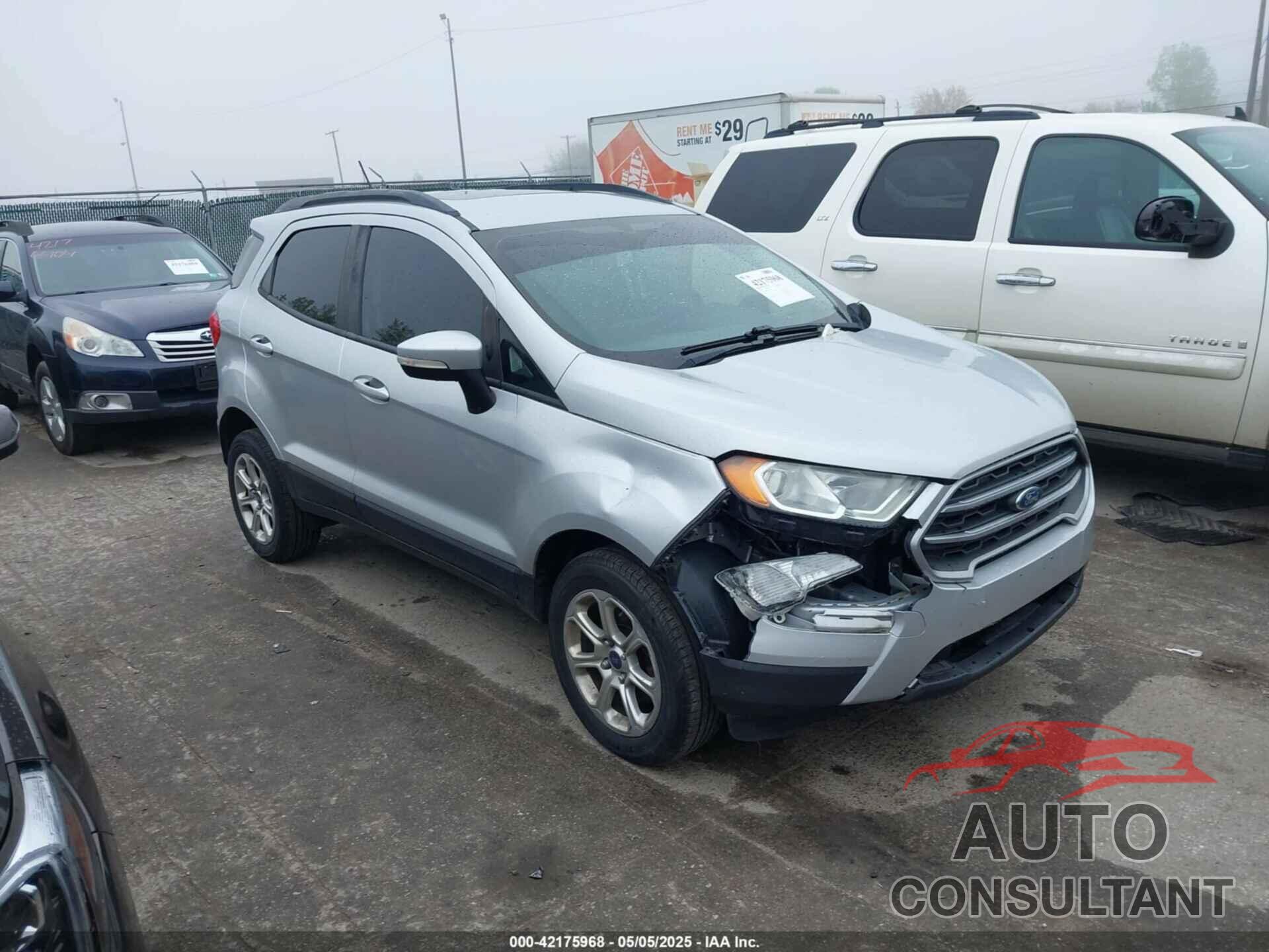 FORD ECOSPORT 2018 - MAJ6P1UL1JC243919