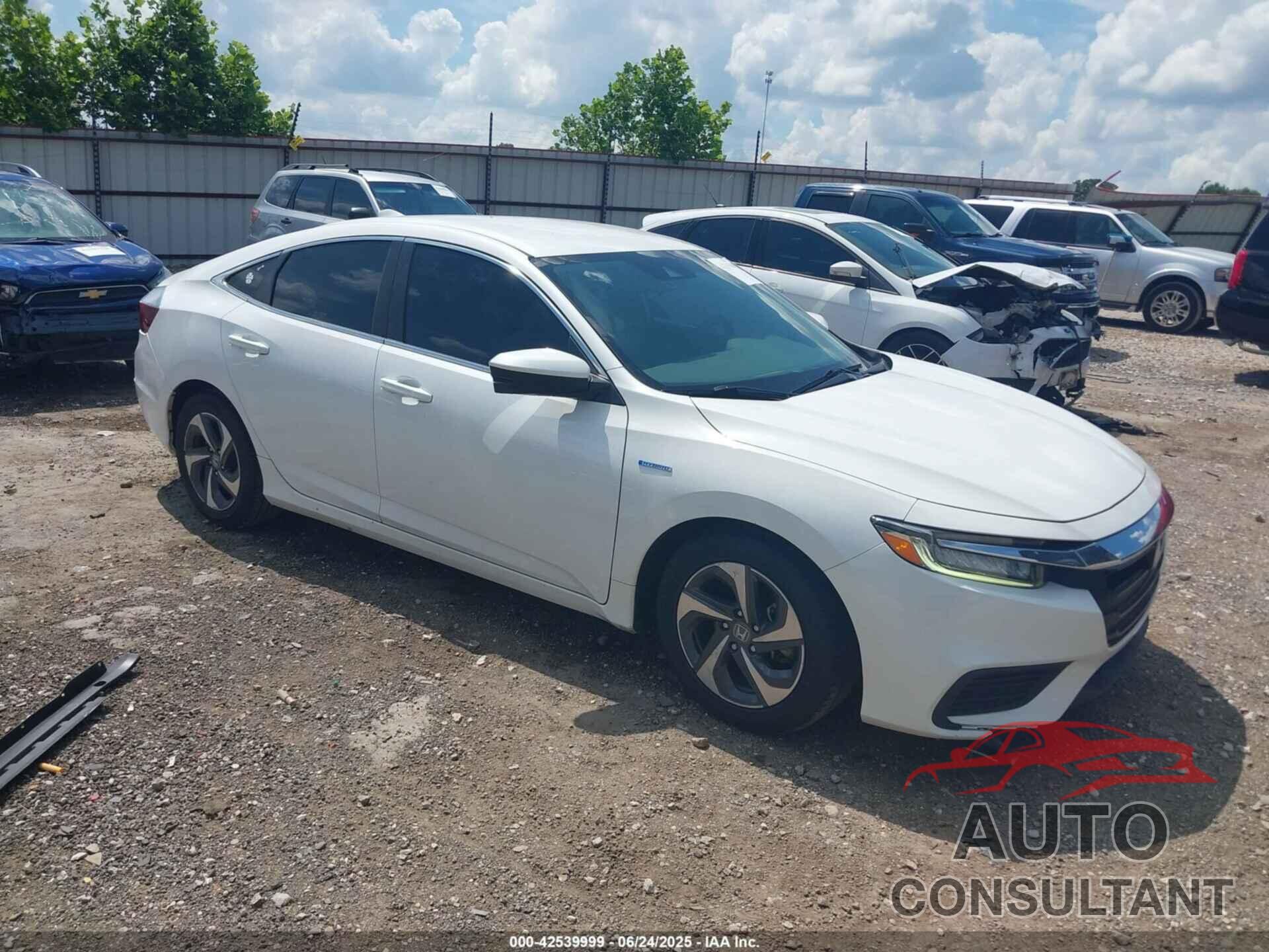 HONDA INSIGHT 2019 - 19XZE4F56KE016555