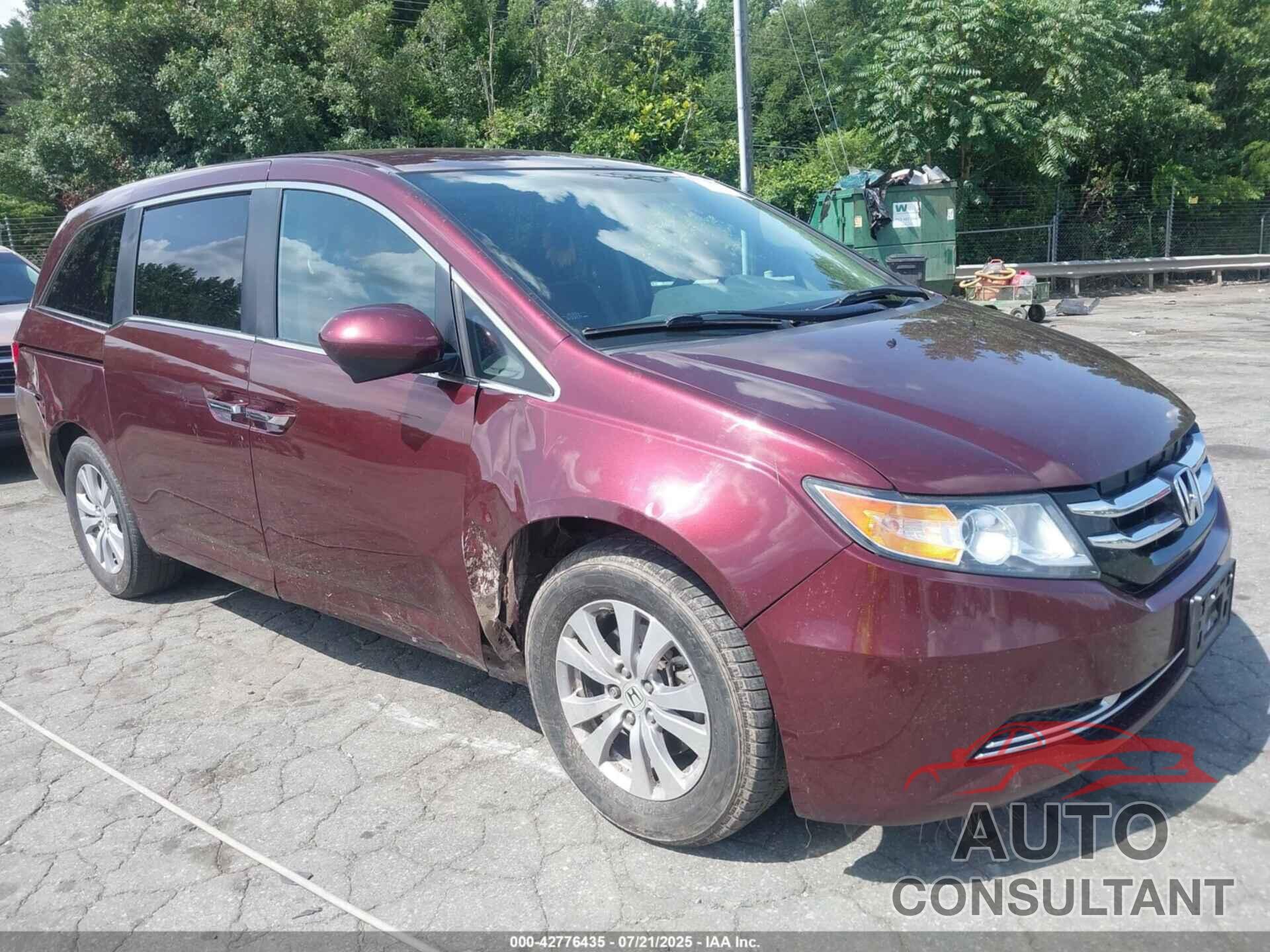 HONDA ODYSSEY 2016 - 5FNRL5H33GB151291