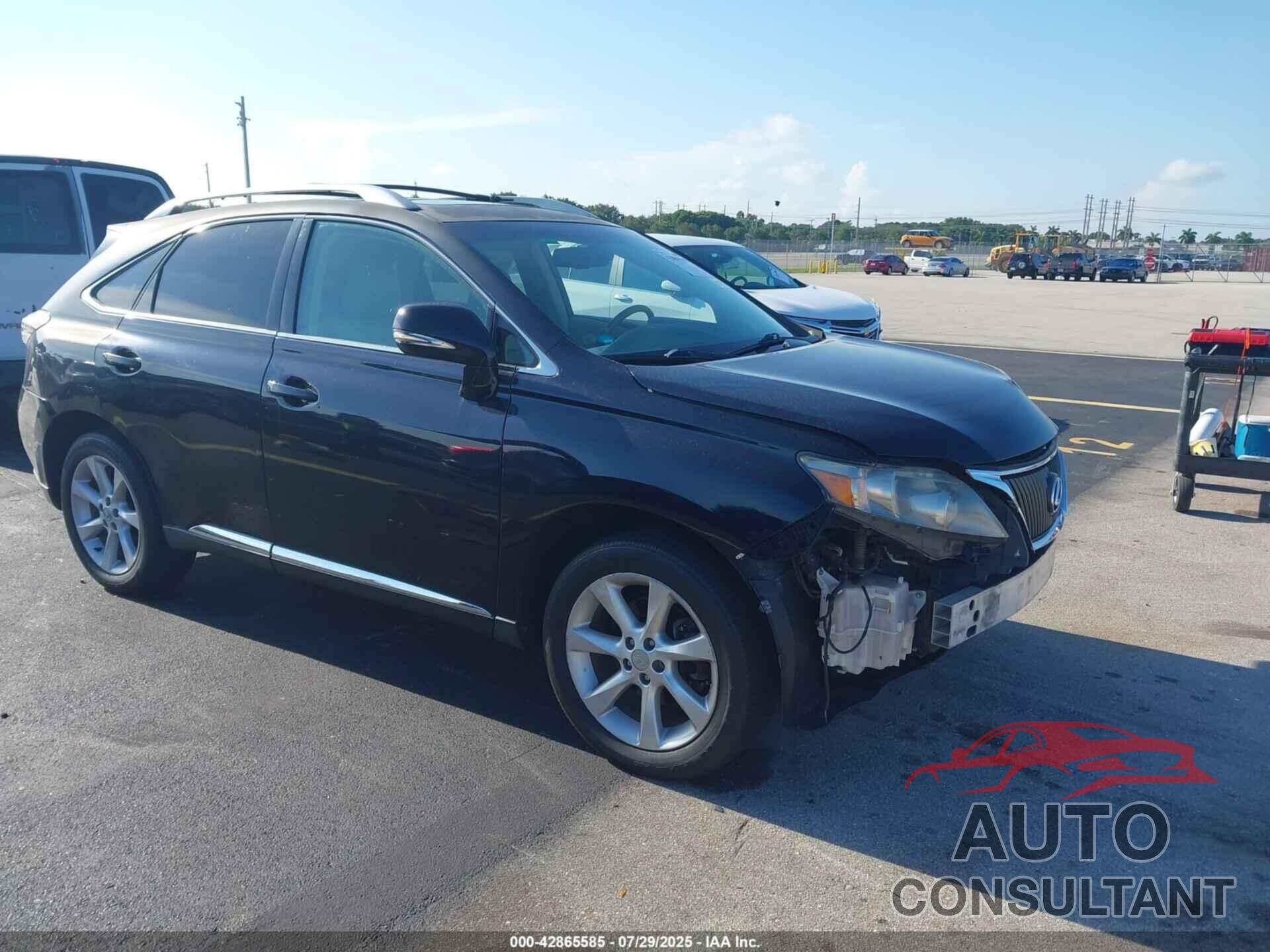 LEXUS RX 350 2010 - 2T2ZK1BA9AC028041