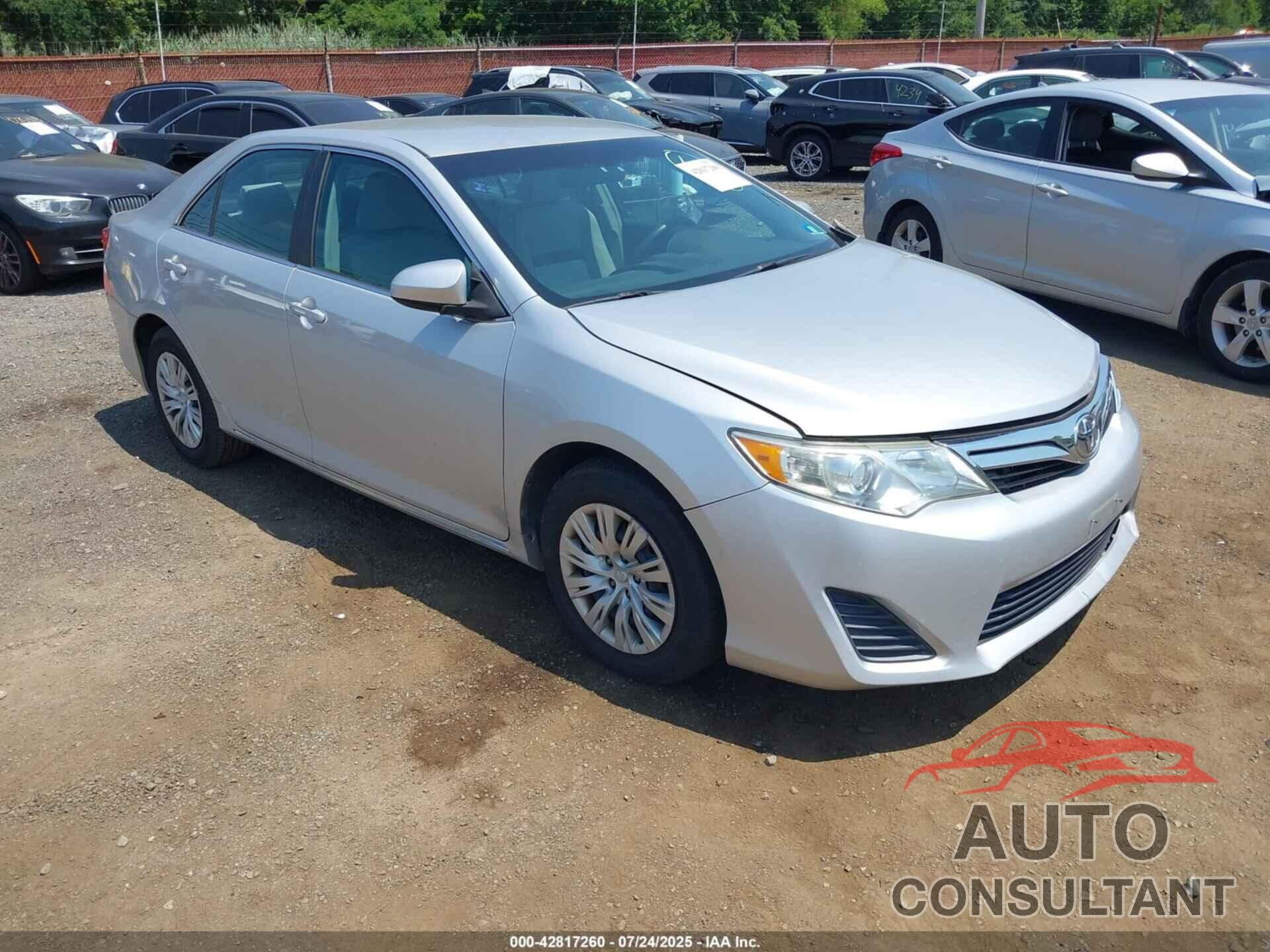 TOYOTA CAMRY 2012 - 4T1BF1FK7CU127715