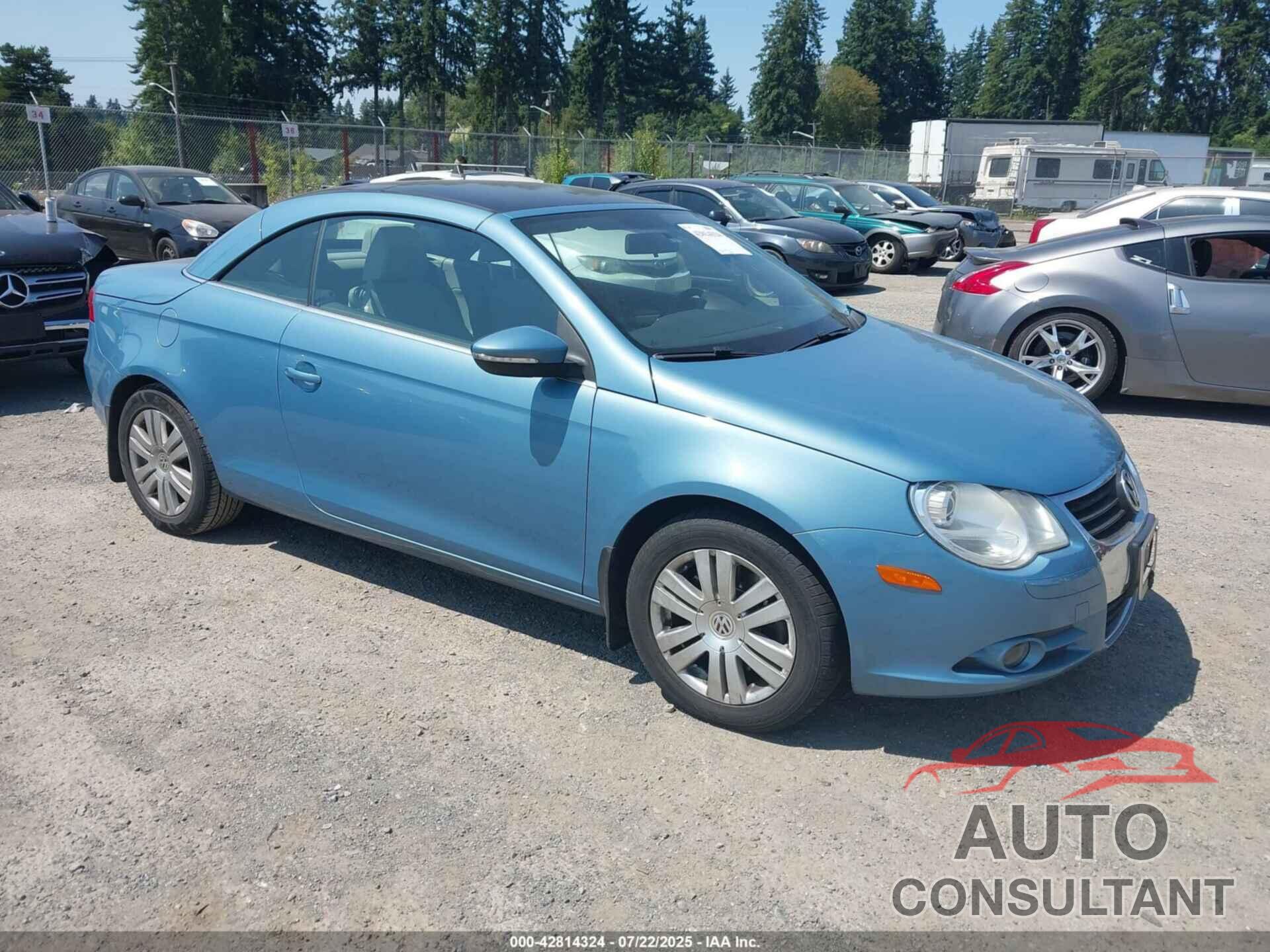 VOLKSWAGEN EOS 2009 - WVWBA71F29V021210