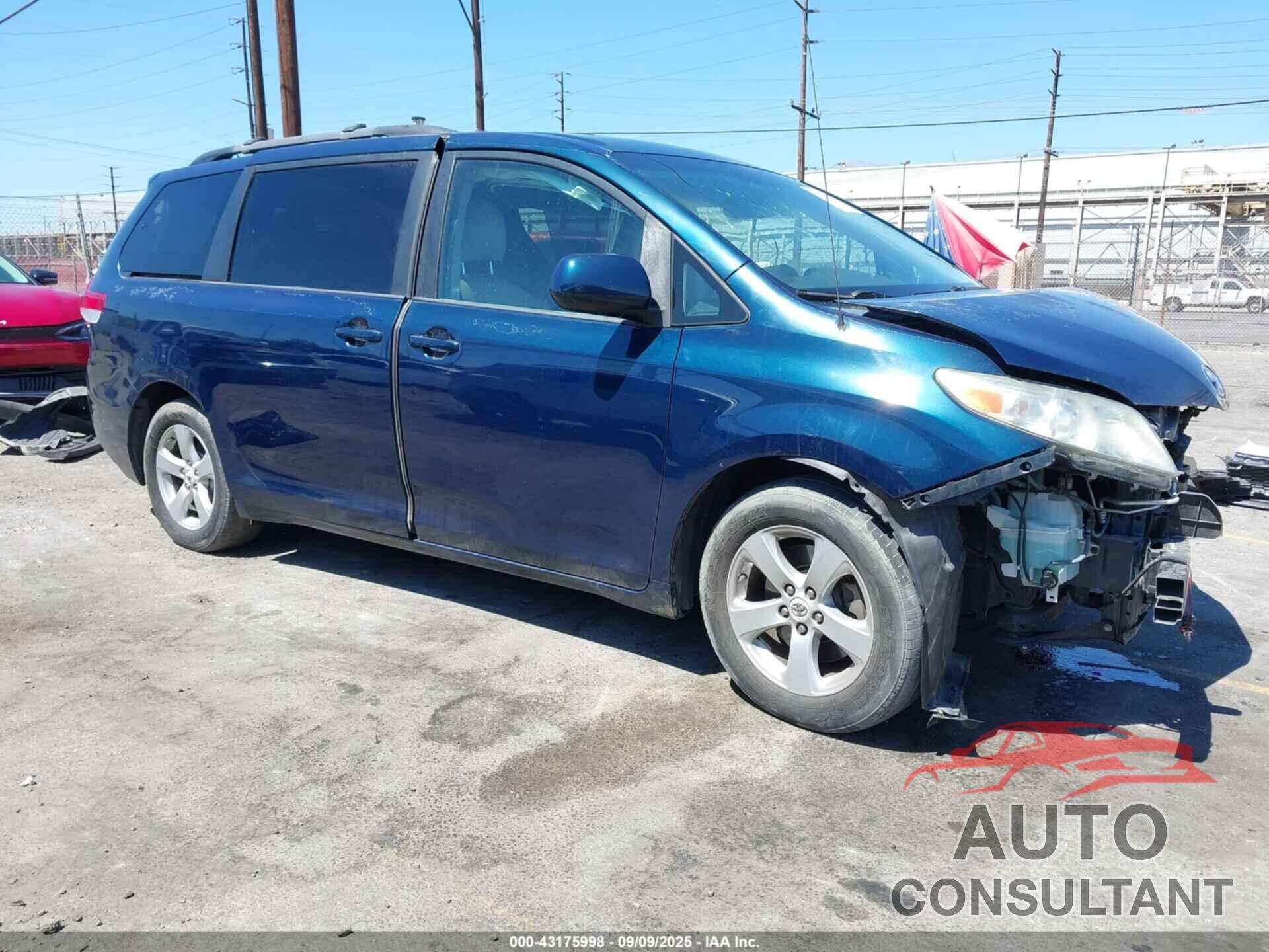 TOYOTA SIENNA 2012 - 5TDKK3DC5CS193806