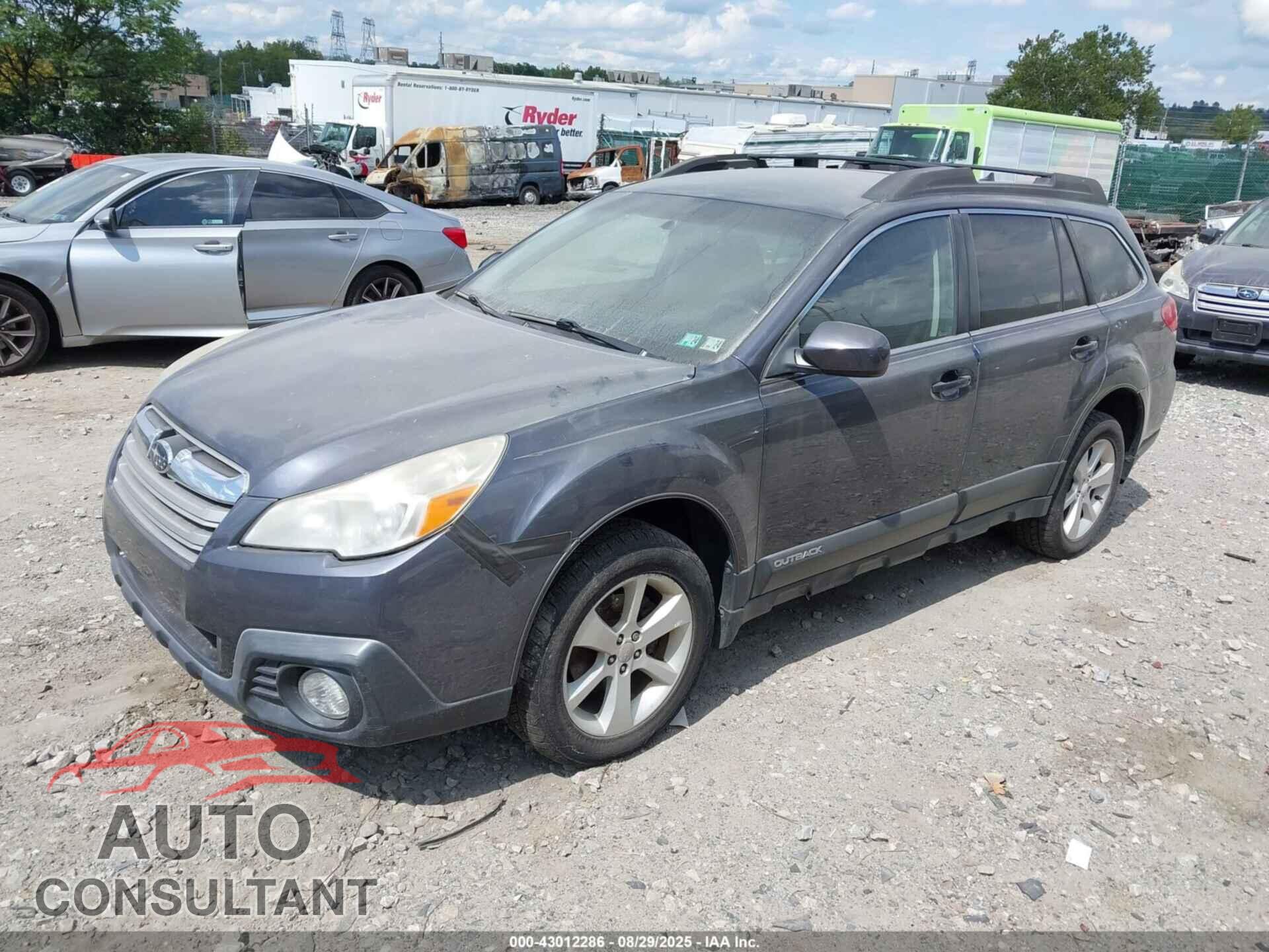 SUBARU OUTBACK 2014 - 4S4BRBCC1E3325127